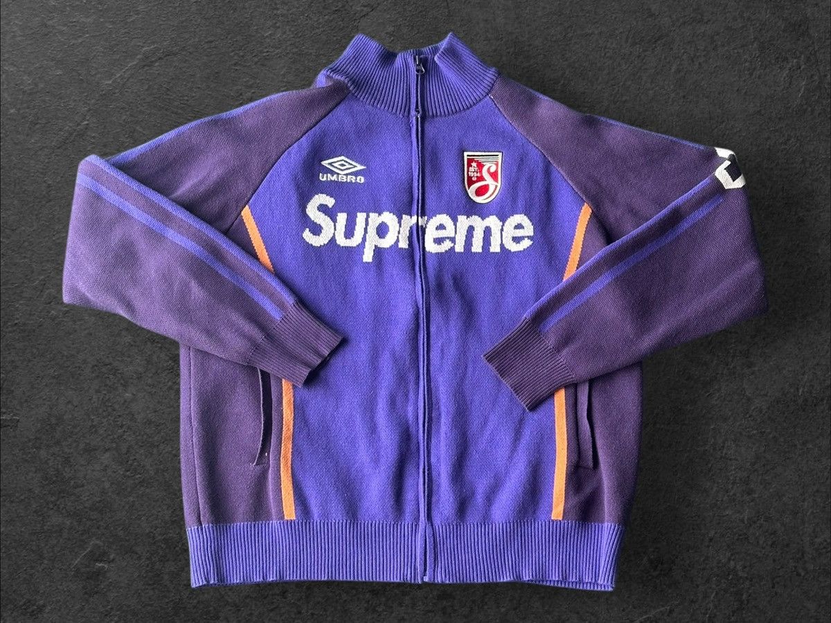 Supreme x Umbro Zip Up Sweater and Shorts Set