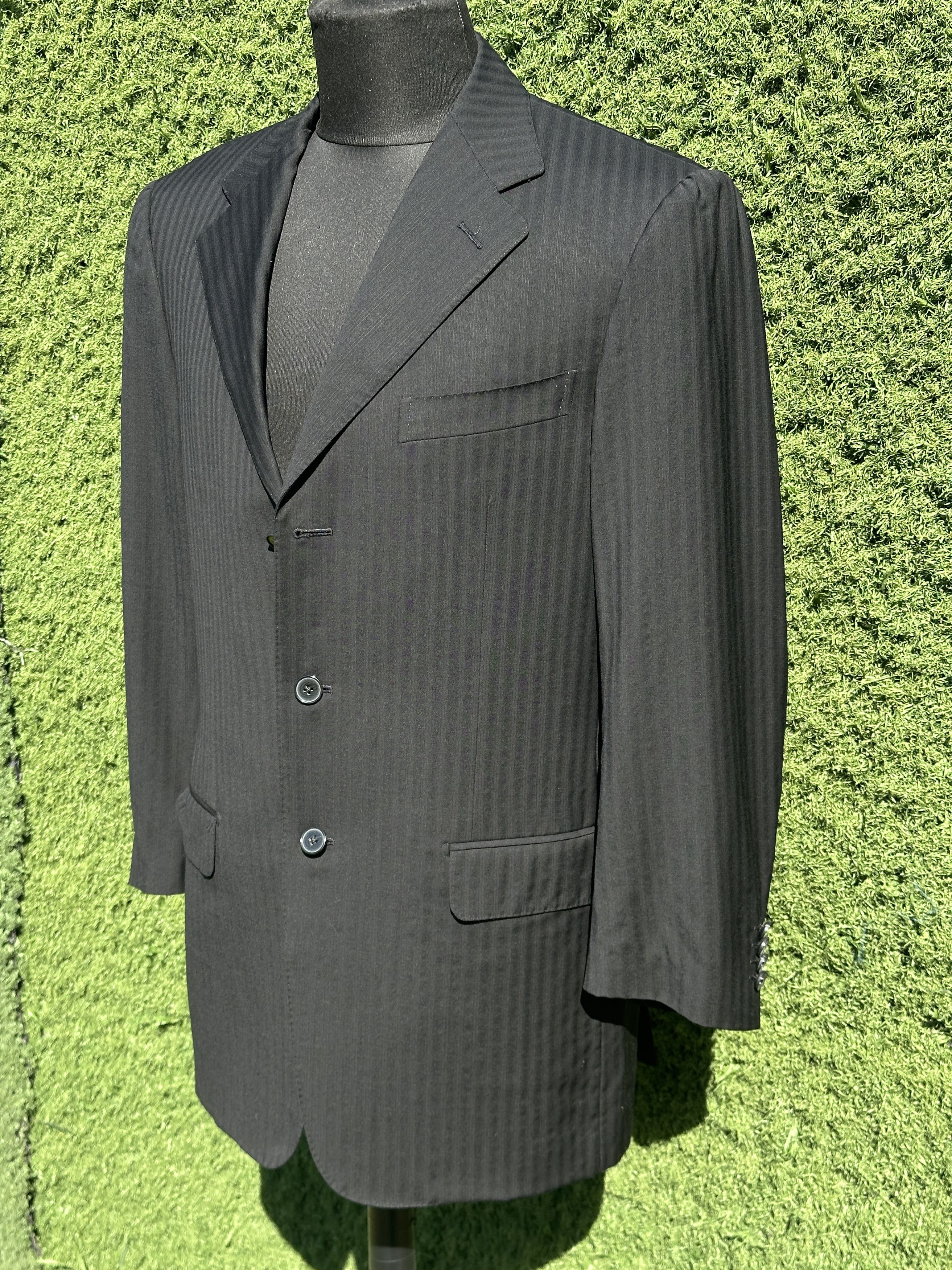 Ermenegildo Zegna Ermenegildo Zegna Soltex Pinstripe Blazer Suit Jacket 50R Size 50R - 9 Thumbnail