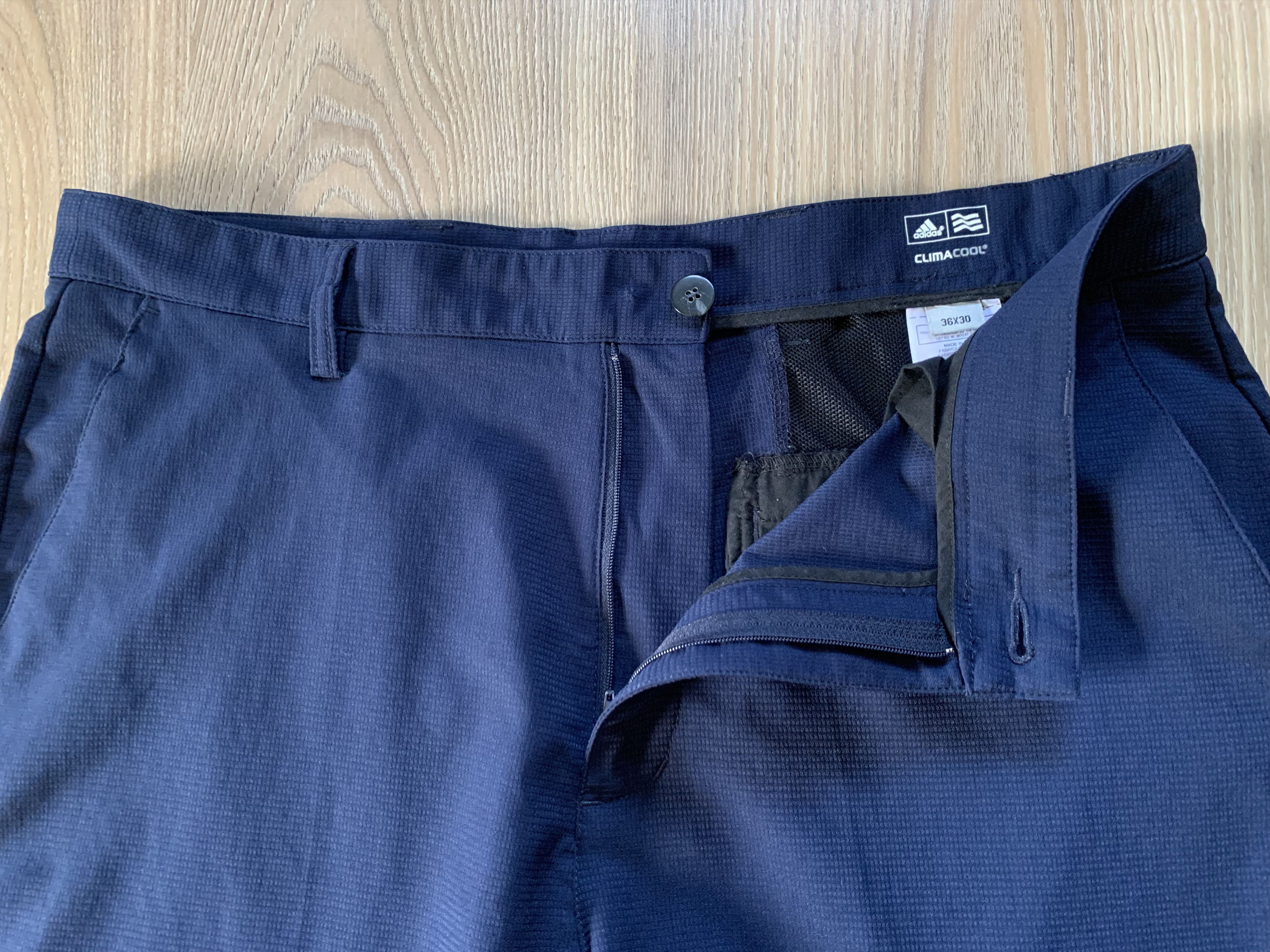 Adidas Adidas Clima Cool Men’s Blue Vintage Track Pants Size US 36 / EU 52 - 5 Thumbnail