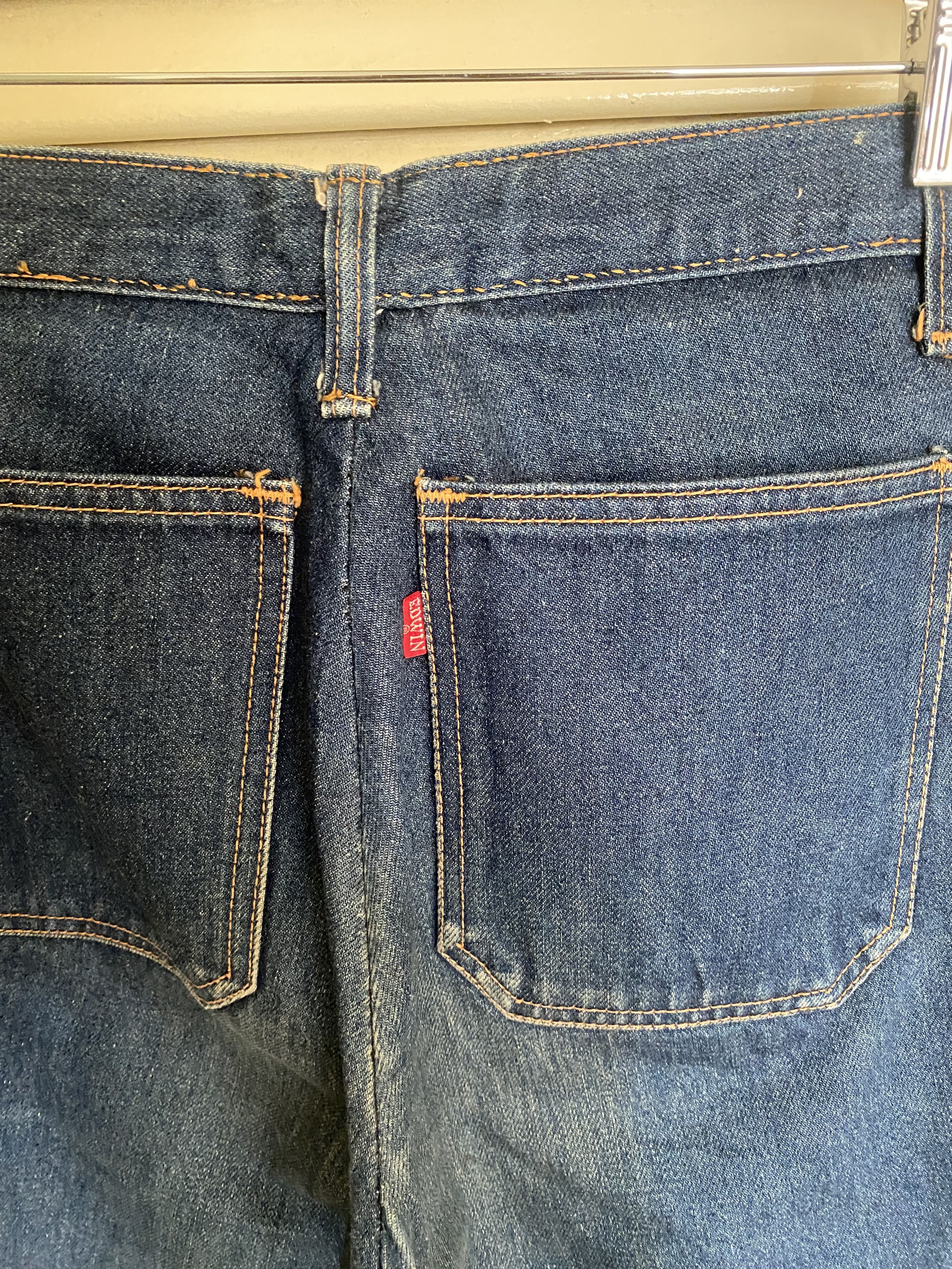 Edwin Vintage 70s Edwin Bell Bottom Flare Bush Jeans Size US 29 - 6 Thumbnail