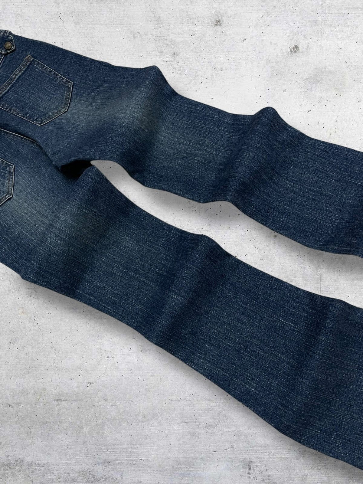 Tornado Mart VINTAGE JKG 1990S JAPAN DESIGNER OG RETRO COWBOY FLARE DENIM Size US 30 / EU 46 - 10 Thumbnail