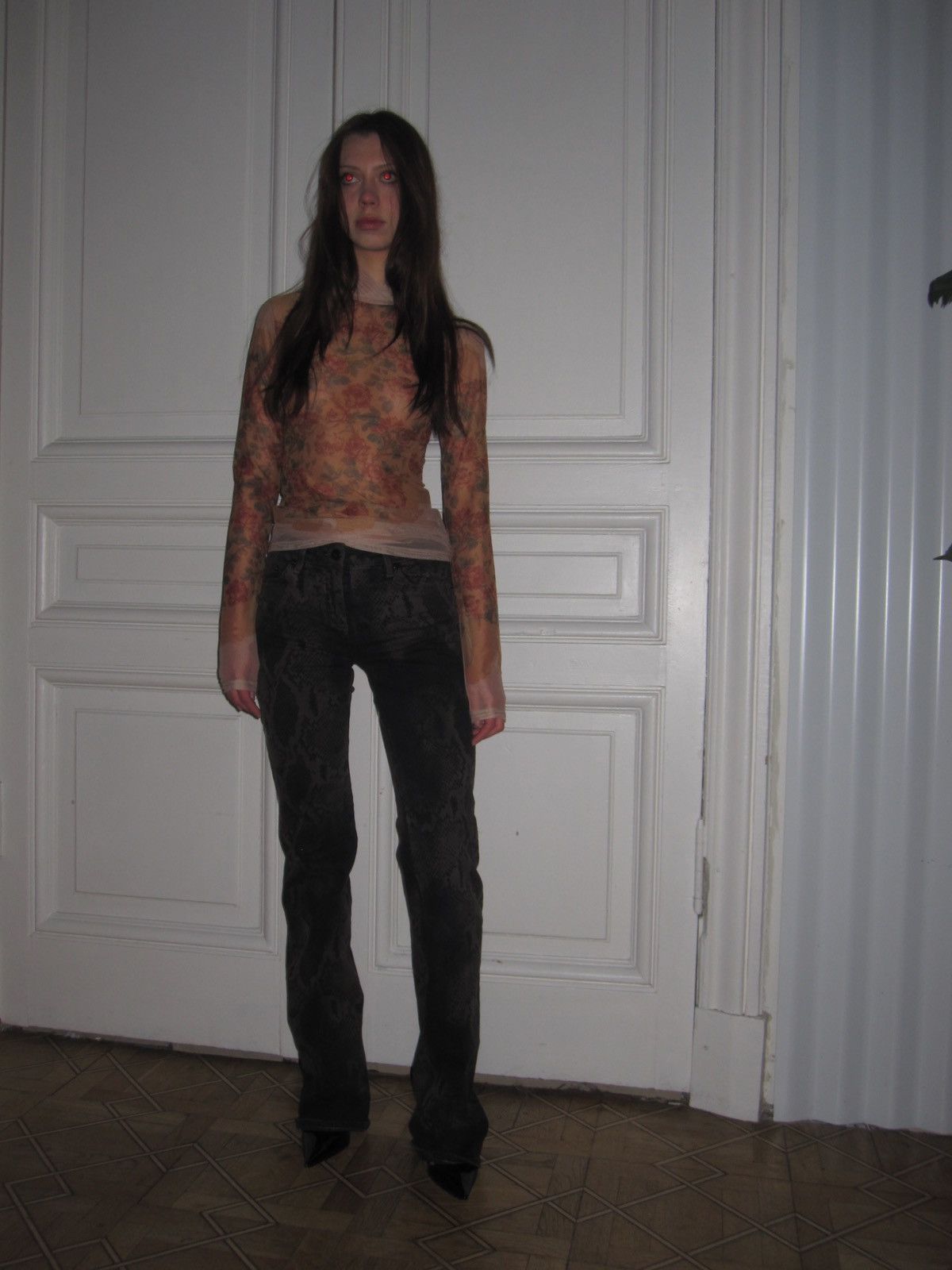 image of Cavalli Class x Just Cavalli Roberto Cavalli Pants in Brown, Women's (Size 24)