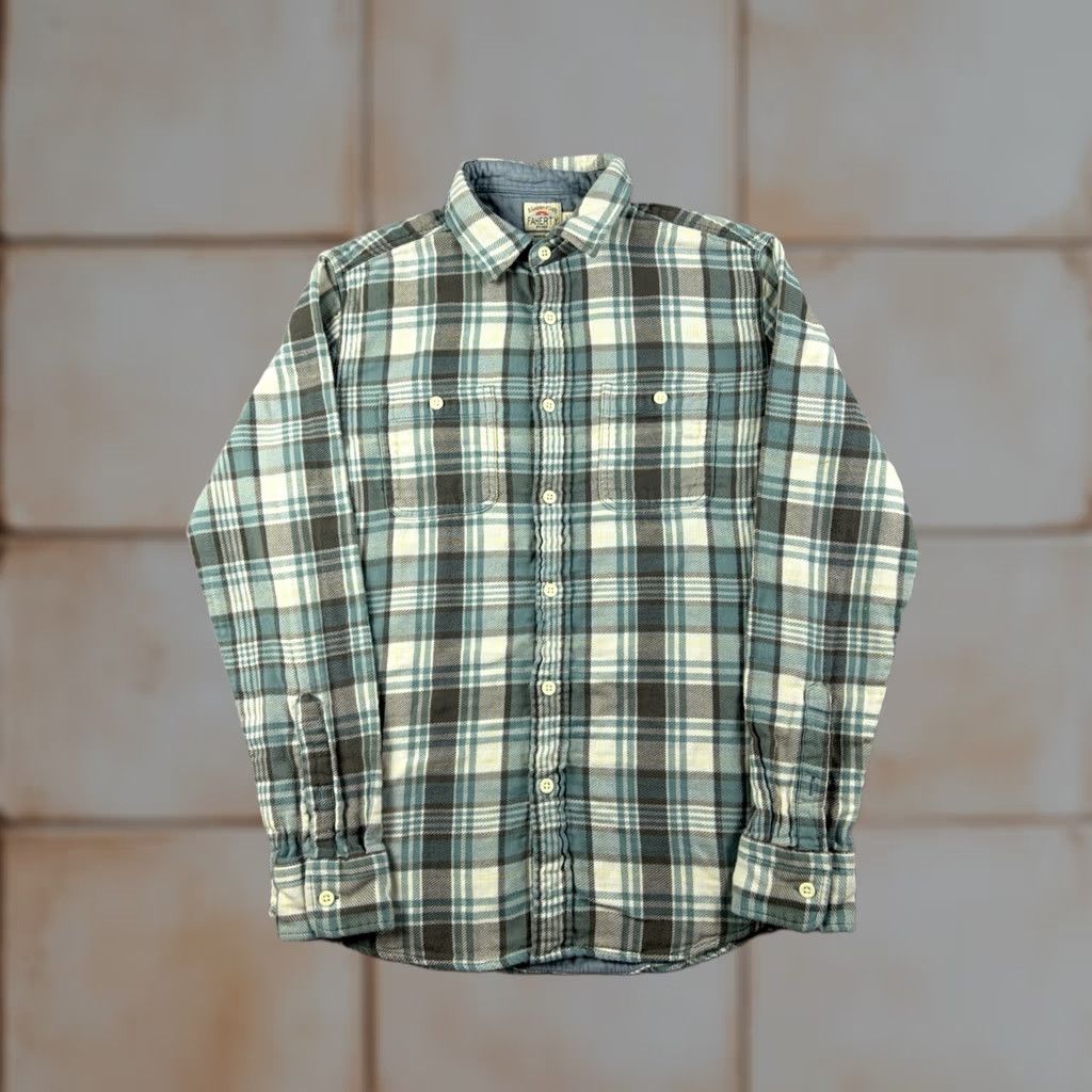 Faherty Faherty Shirt Men S Plaid Cotton Button-Up Embroidered Back Custom Multicolor Long Sleeve Button-Up Shirt Men S Size US S / EU 44-46 / 1 - 1 Thumbnail