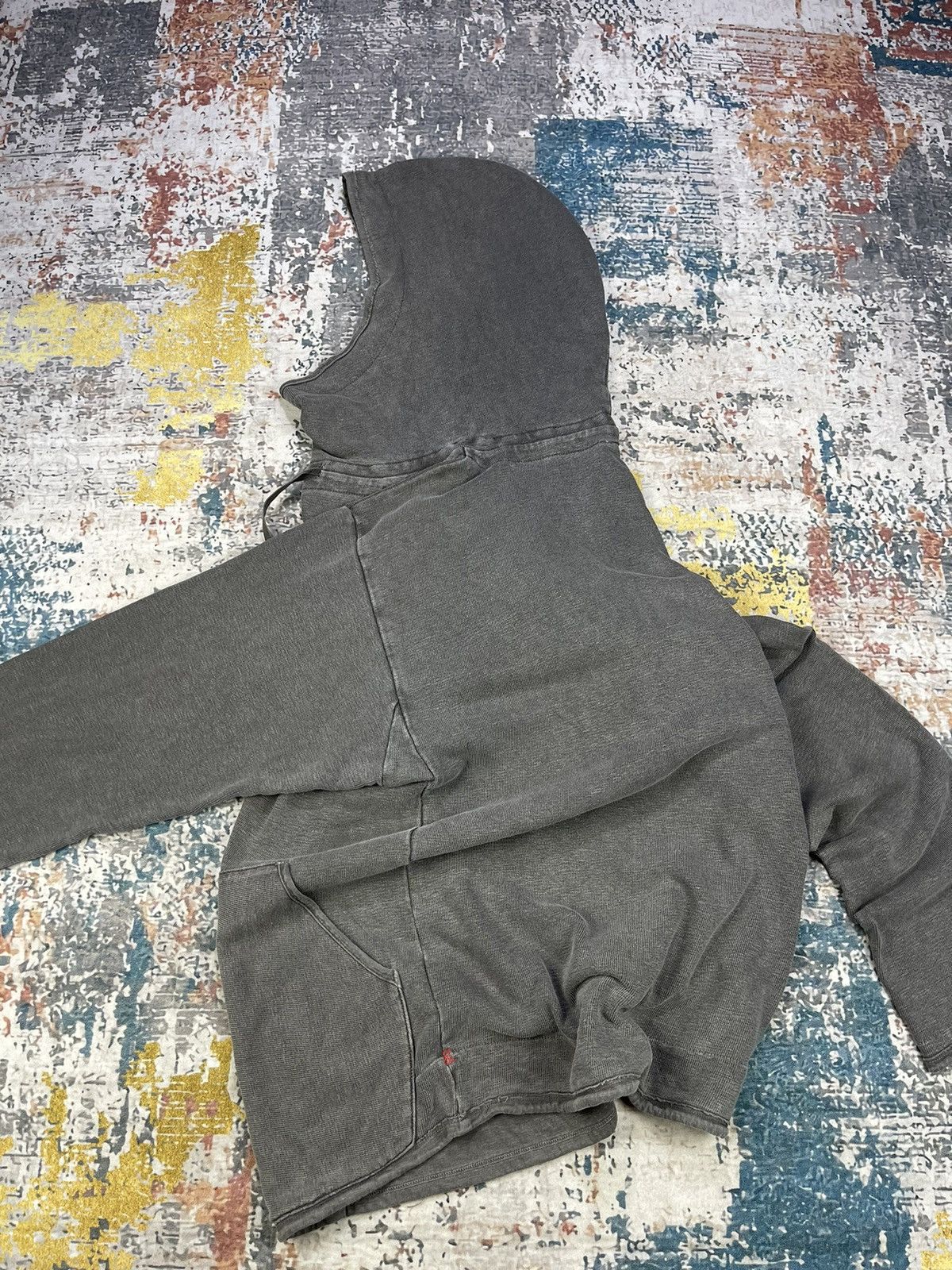45rpm Vintage 45rpm Single Assymetrical Pocket Pull Over Hoodies Size US M / EU 48-50 / 2 - 2 Thumbnail