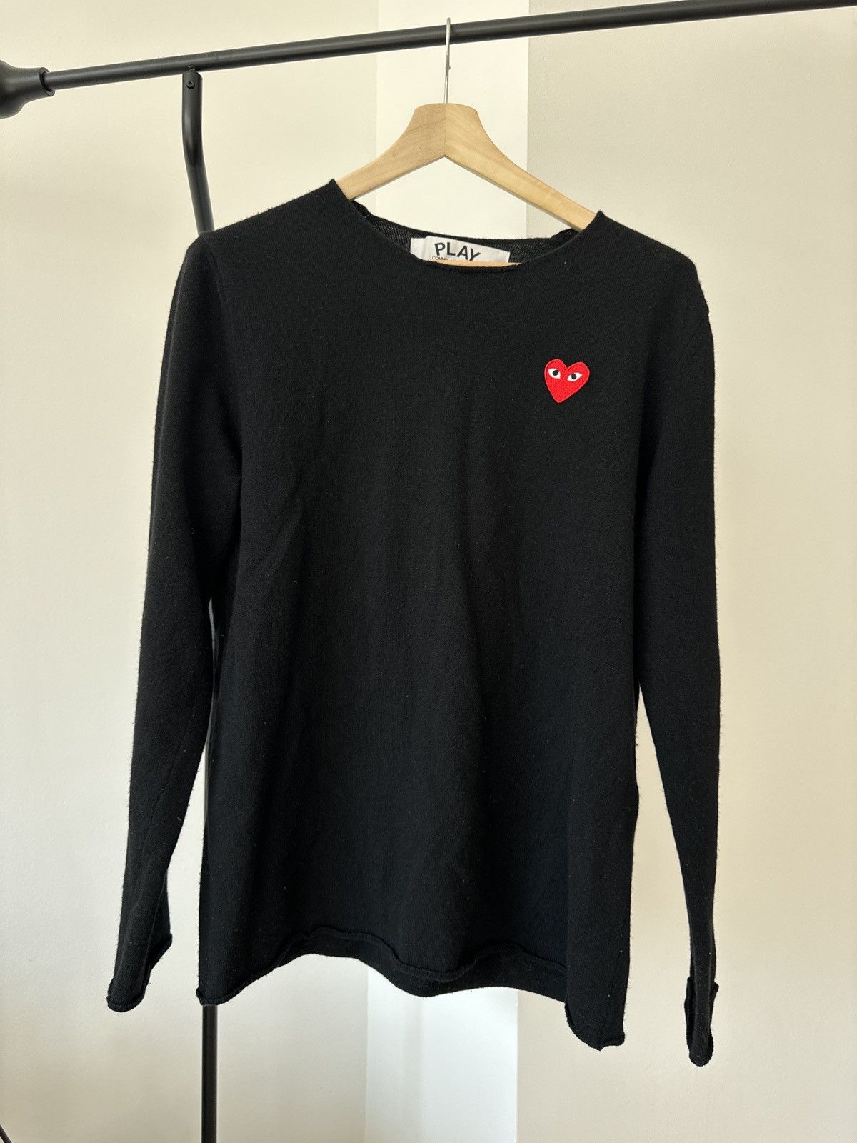 Comme Des Garcons Play CDG Basic Crewneck Grailed