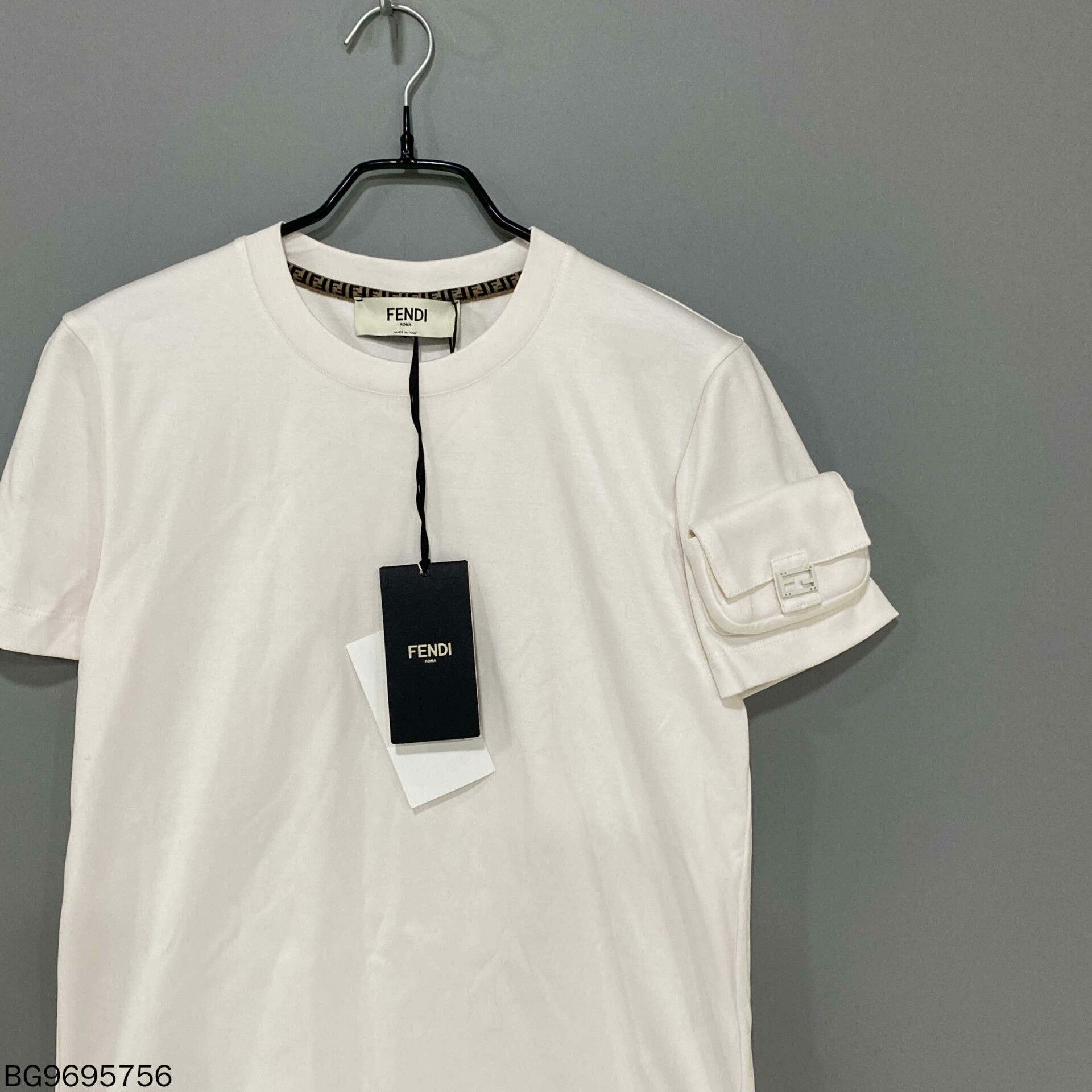 FENDI Cuff Double F Pocket Tee