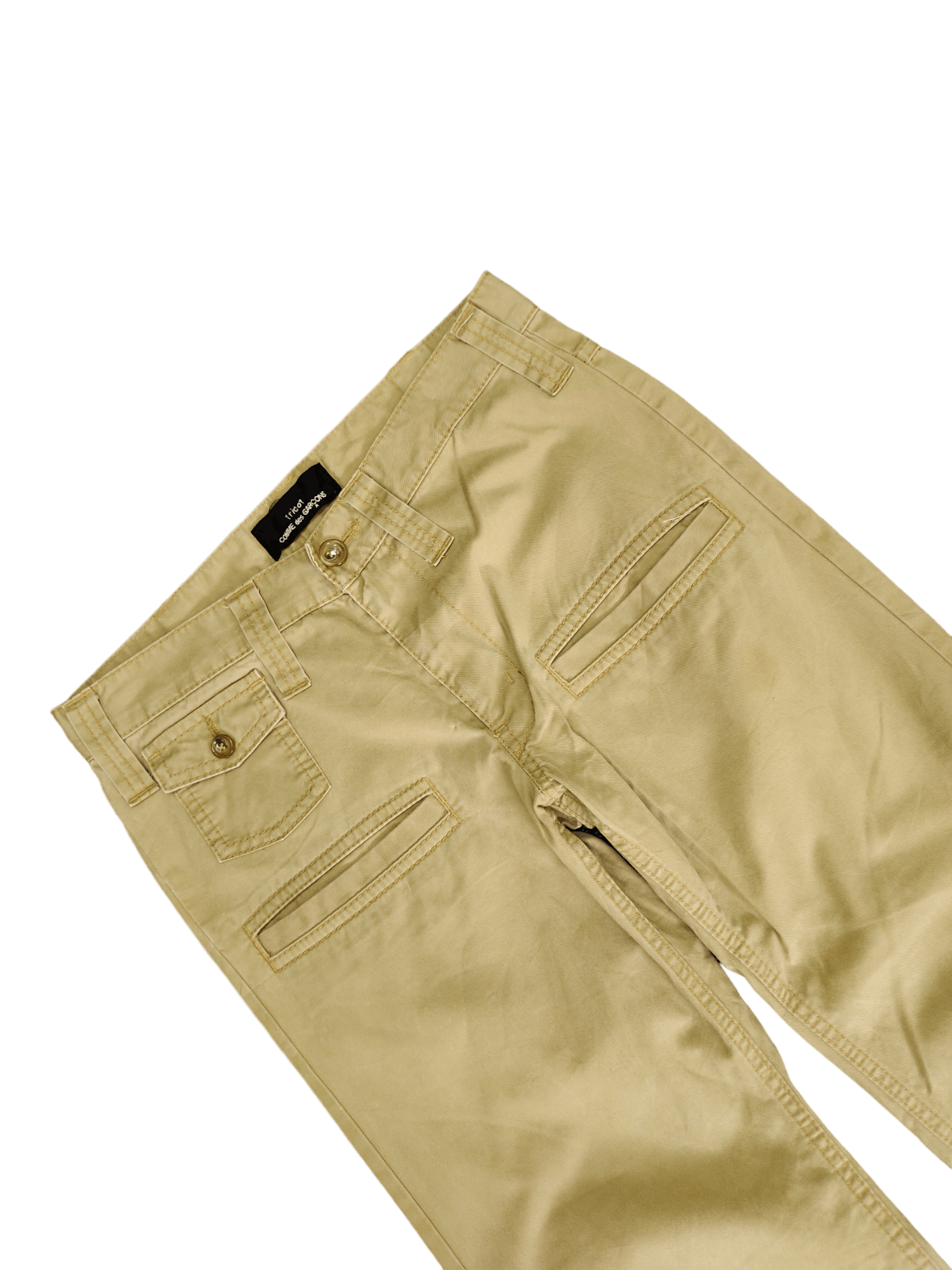 Tricot Comme des Garcons AD2008 Tricot Comme des Garcons Wide leg Bush Pants Size 31" - 3 Thumbnail