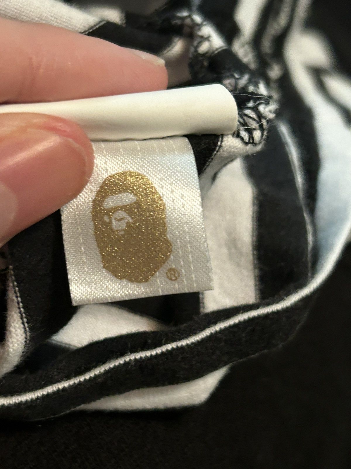 Bape One Point Striped Tee Size US M / EU 48-50 / 2 - 3 Thumbnail