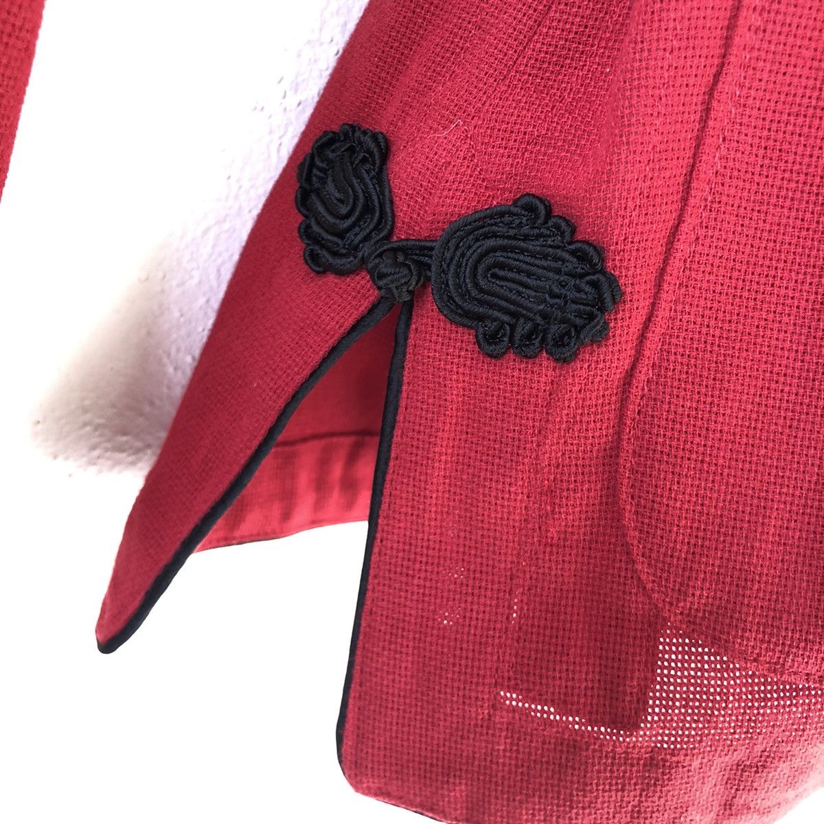 Takahiromiyashita The Soloist. SS17 TheSoloist Red Kimono Jacket with Cut-Out Sleeves Size US S / EU 44-46 / 1 - 13 Thumbnail