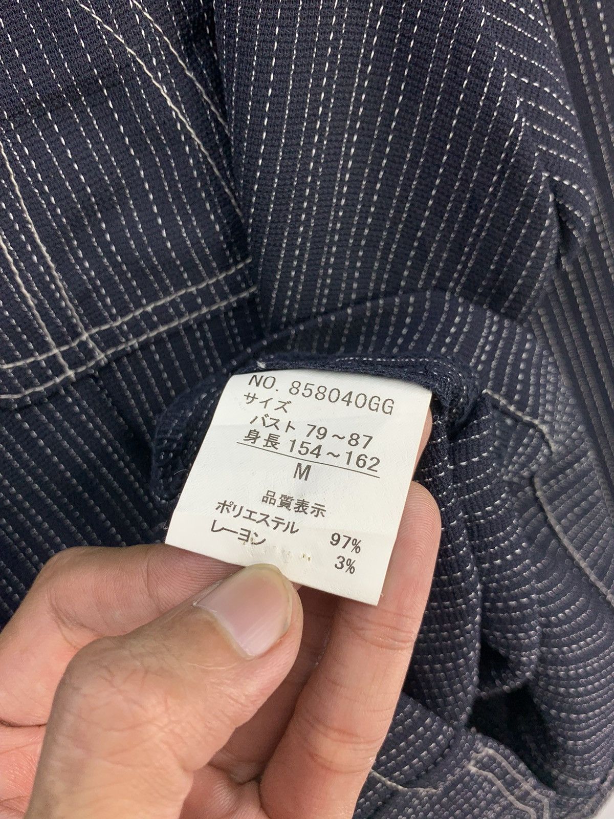 Japanese Brand Denim Style Button Up Blouse Jacket Size M / US 6-8 / IT 42-44 - 11 Thumbnail