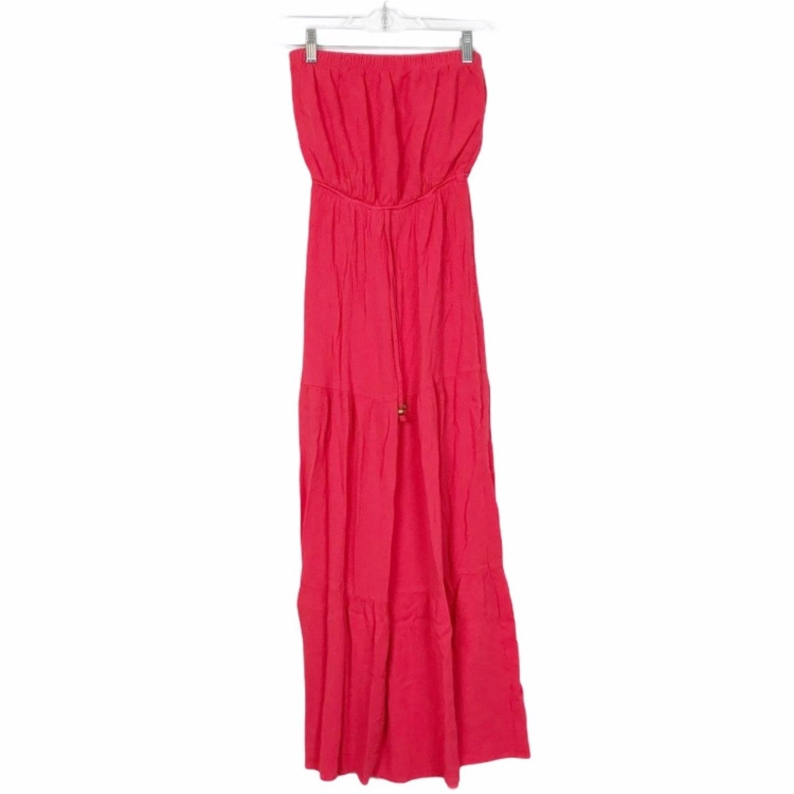 Other Socialite Pink Sleeveless Tube Top Maxi Dress Sz XS Size XS / US 0-2 / IT 36-38 - 1 Thumbnail