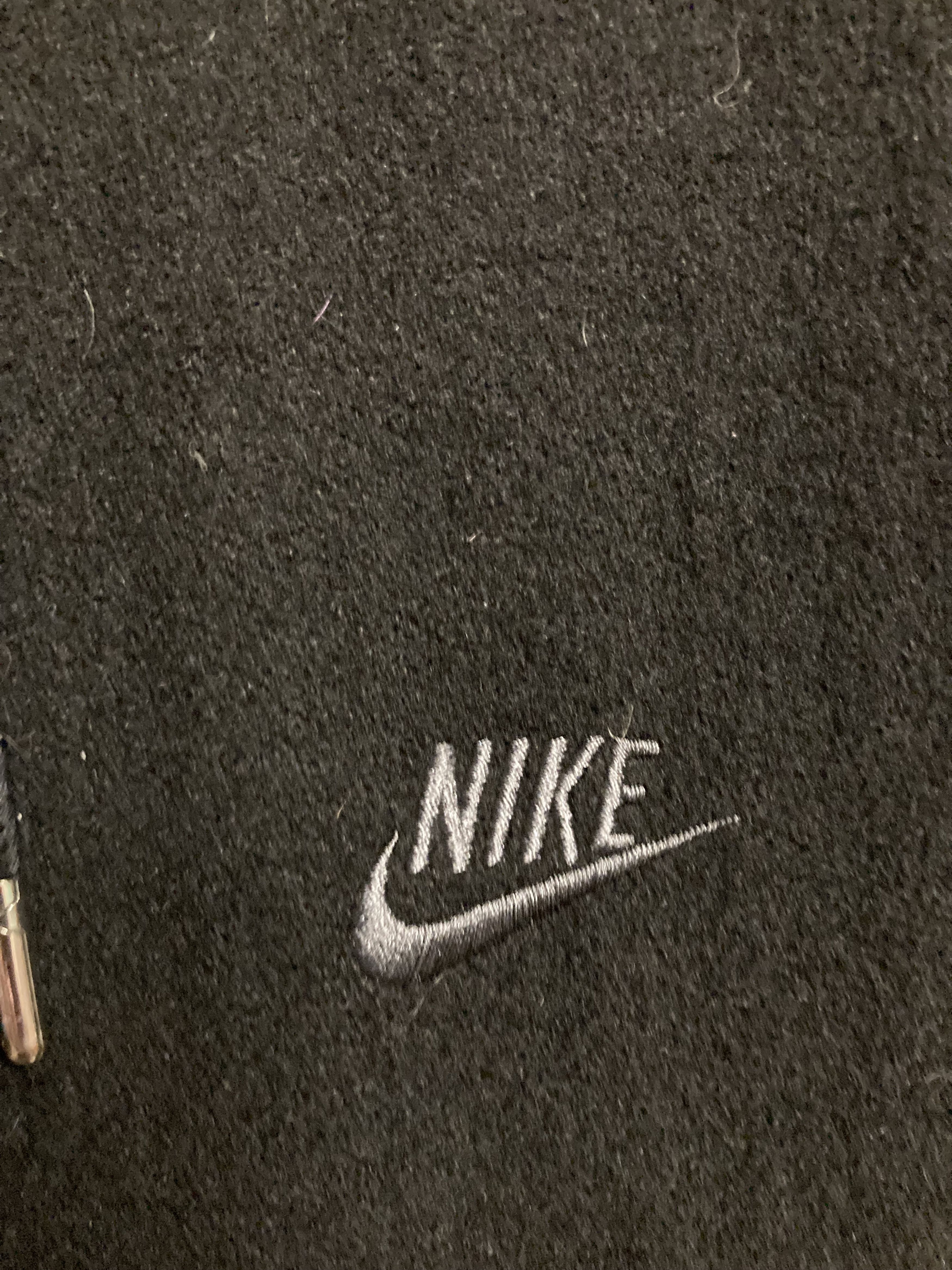 Nike × Vintage Vintage Nike Bomber Hooded Jacket Wool Black Insulated Size US M / EU 48-50 / 2 - 5 Thumbnail