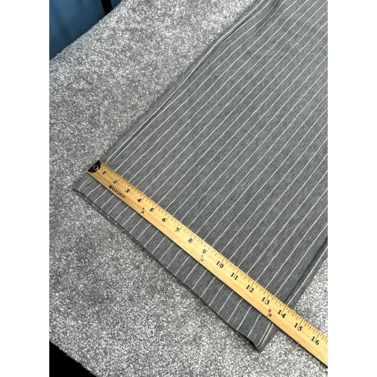 Vintage Lane Bryant Journey Wide-Leg Pants Womens 18 Gray Stretch Knit High Rise New Pants Regular Gray 18 Womens Lane Bryant Journey Wide-Leg Pants Size 40" / US 18 - 6 Thumbnail