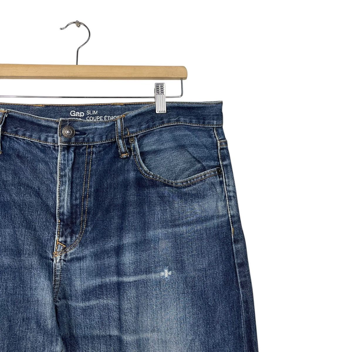 Gap Vintage Gap Distressed Selvedge Redline Denim Jeans Size US 38 / EU 54 - 4 Thumbnail