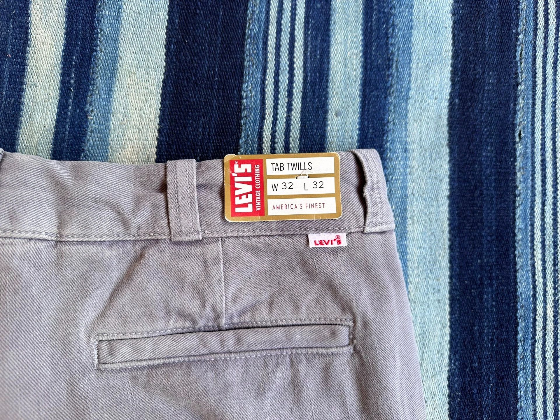 Levi's Levi’s LVC Heavy Washed Chino Work Pants W32L32 Size US 32 / EU 48 - 7 Thumbnail