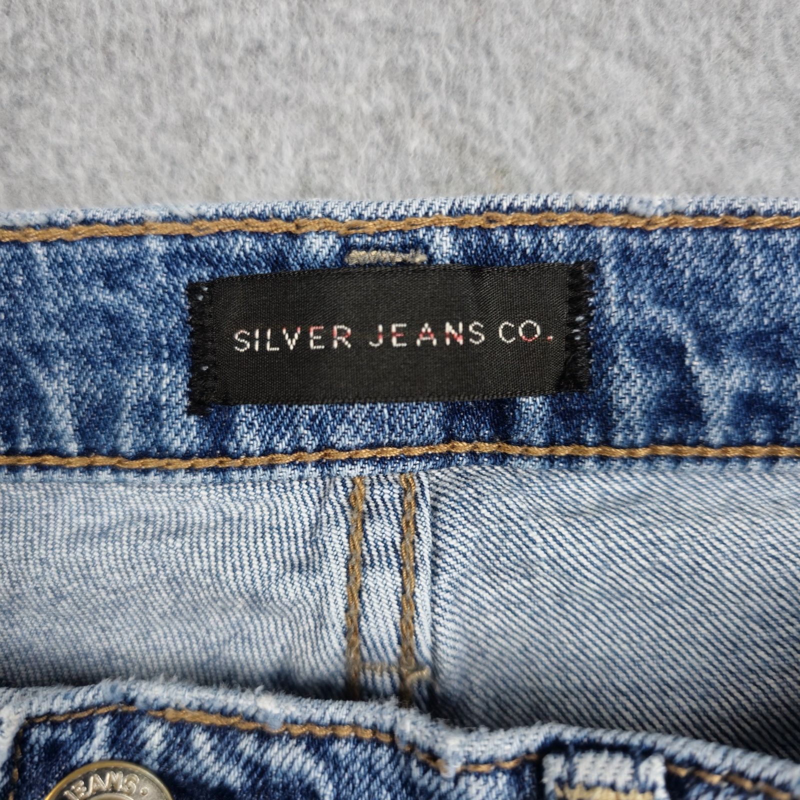 Silver Jeans Co. Silver Jeans 36x27 Not Your Boyfriends Distressed Raw Hem Size 36" / US 14 / IT 50 - 11 Thumbnail