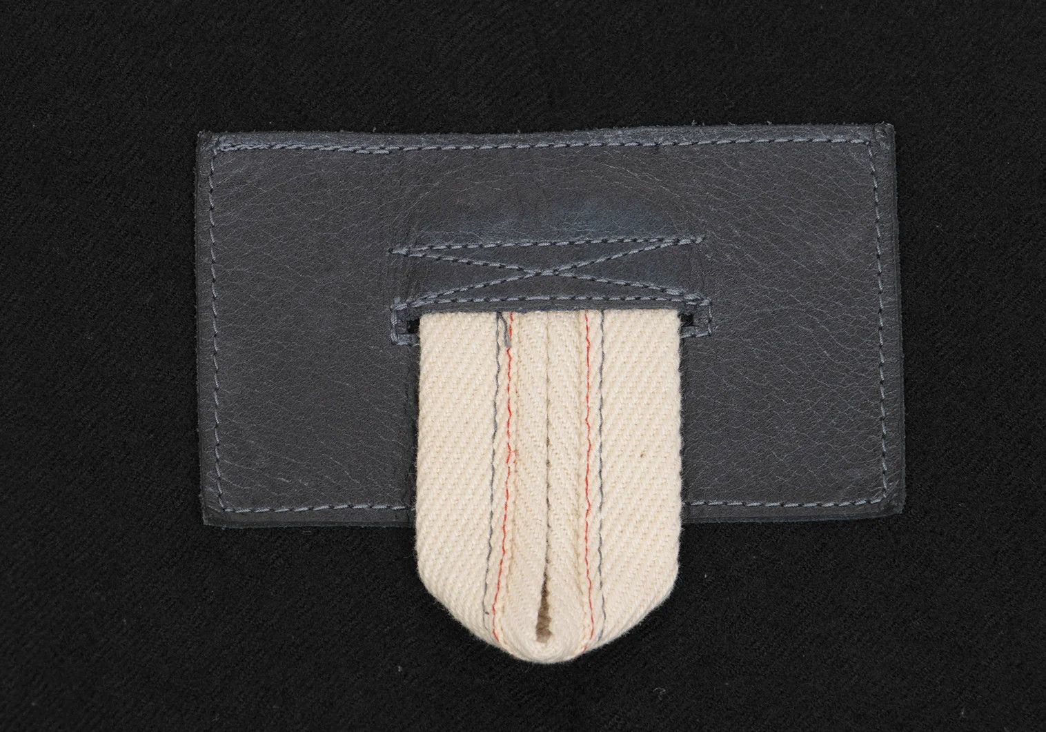 Junya Watanabe Wool Felted Leather Pocket Jacket in Black, Size XS Size US XS / EU 42 / 0 - 15 Thumbnail