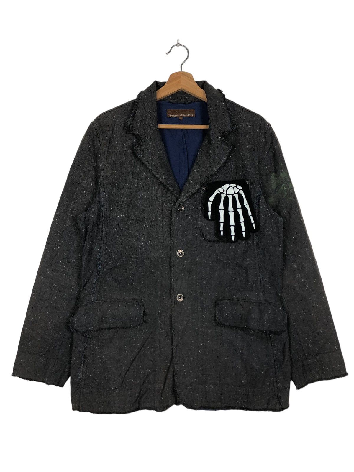 Issey Miyake 🔥Hikory Chore Jacket Double Breast Bareback Readless Japan Size US L / EU 52-54 / 3 - 1 Thumbnail