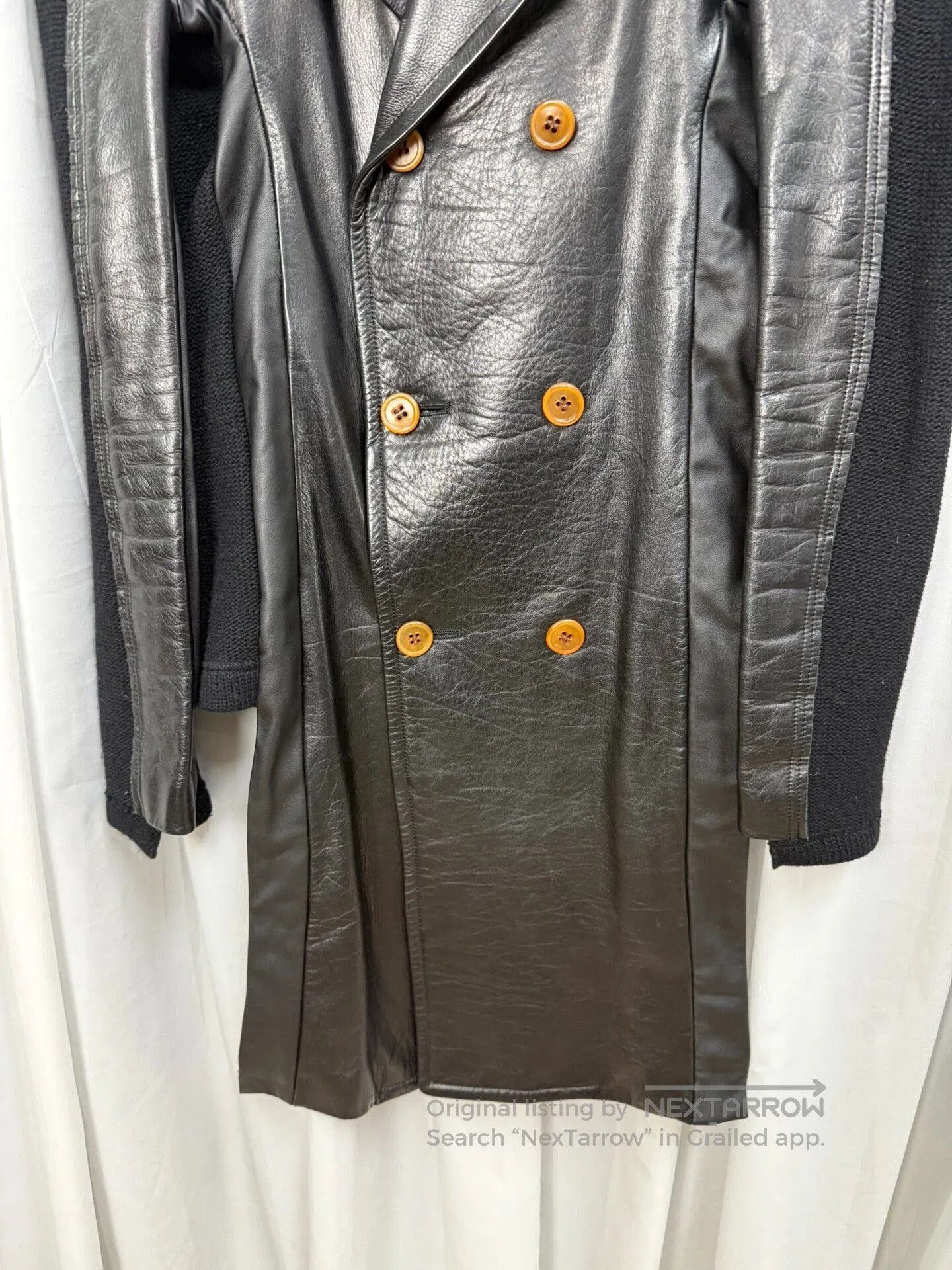 Comme des Garcons Comme des Garçons 02AW Leather Coat. Size US M / EU 48-50 / 2 - 3 Thumbnail