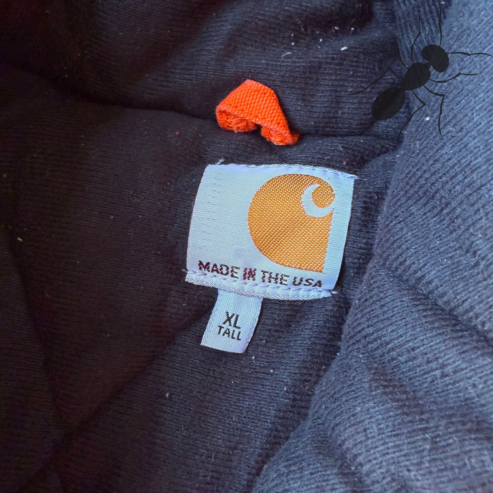 Carhartt × Vintage Vintage Y2K Carhartt J140 BLZ XL tall orange hooded jacket Size US XL / EU 56 / 4 - 6 Thumbnail