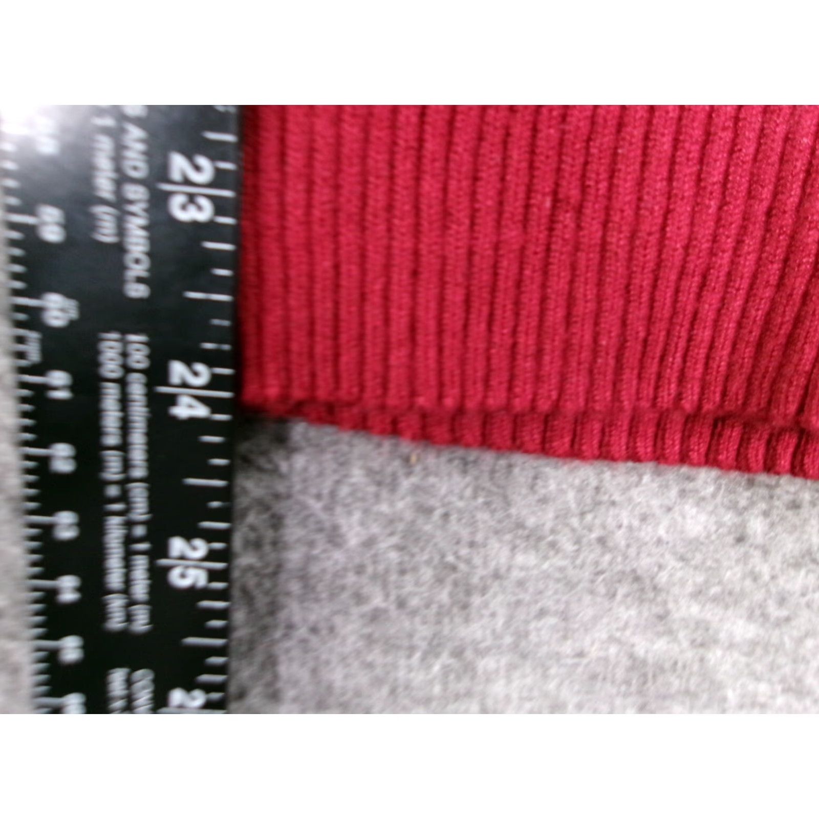 Vintage Its Our Time Sweater Women Small Red Ribbed Cowl Neck Cozy Comfy Lounge Prep 90s Womens Size S / US 4 / IT 40 - 5 Thumbnail