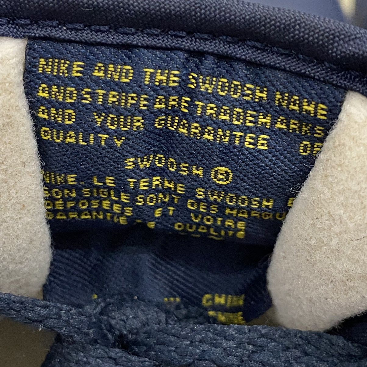 Nike × Vintage Vintage 2003 Nike Air Force 2 “Michigan” Navy/Yellow RARE Size US 11 / EU 44 - 8 Thumbnail