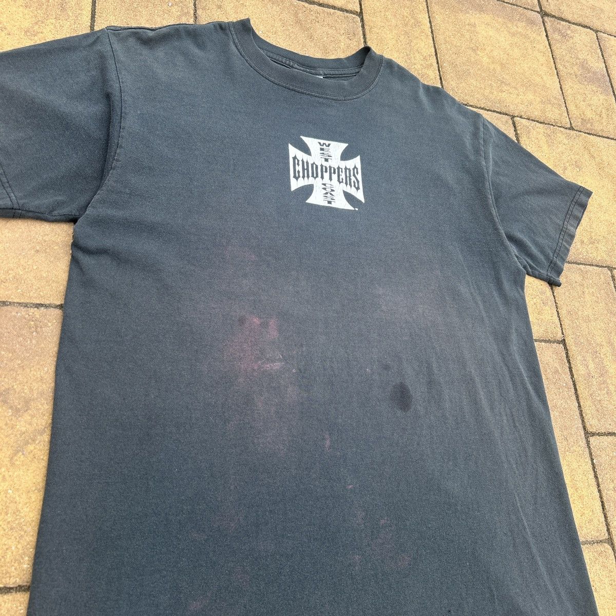 West Coast Choppers Vintage authentic West Coast Choppers faded and worn t shirt Size US L / EU 52-54 / 3 - 5 Thumbnail