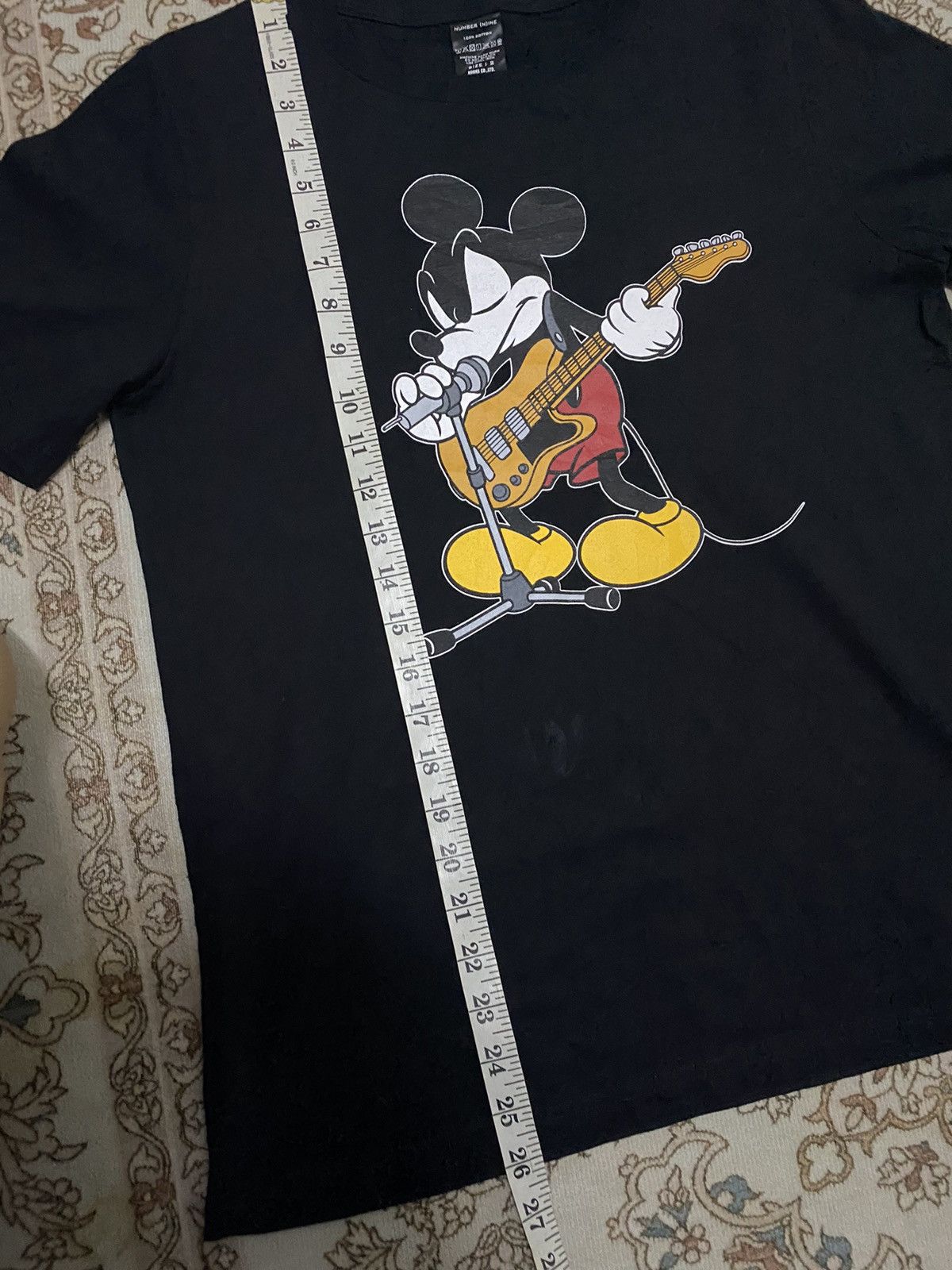 Number (N)ine Number Nine Mickey Mouse Band shirt parody oasis