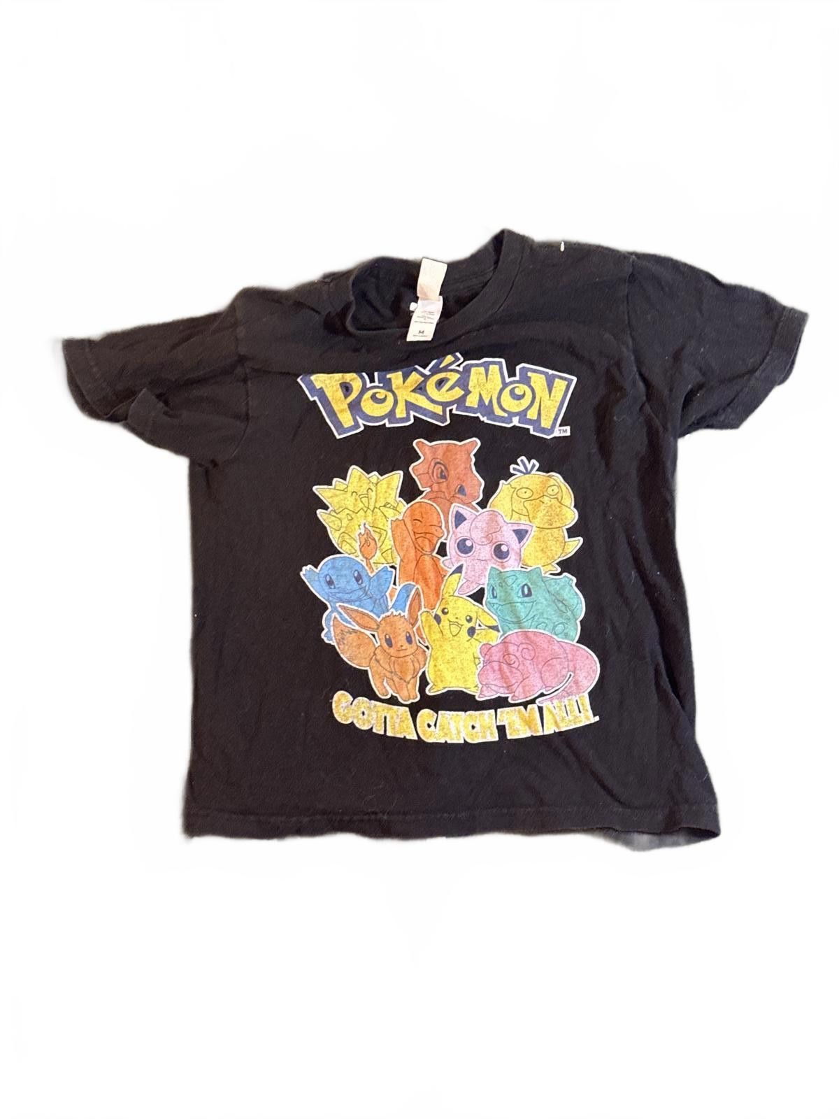 Pokemon Pokemon x Box Lunch Black Medium Cotton Tee Size US M / EU 48-50 / 2 - 1 Thumbnail