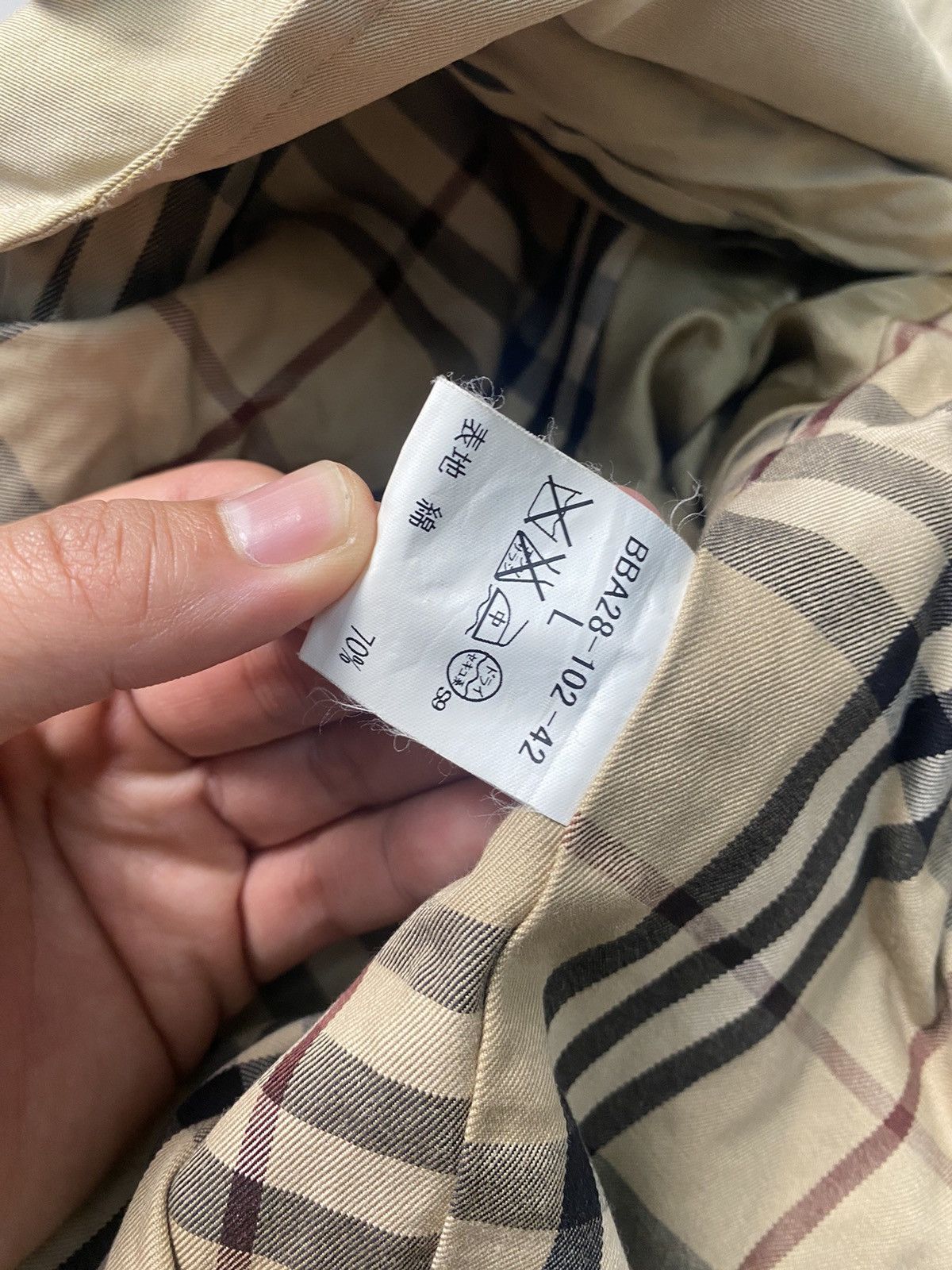 Burberry Vintage Burberry Nova Check Long Trench Coat Size US L / EU 52-54 / 3 - 4 Thumbnail