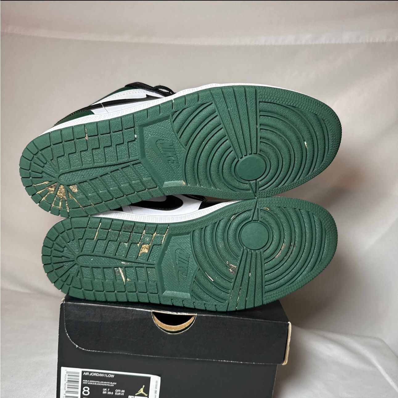 Jordan Brand × Nike Size 8 - Nike Air Jordan 1 Low Green Toe Men's Shoes Size US 8 / EU 41 - 6 Thumbnail
