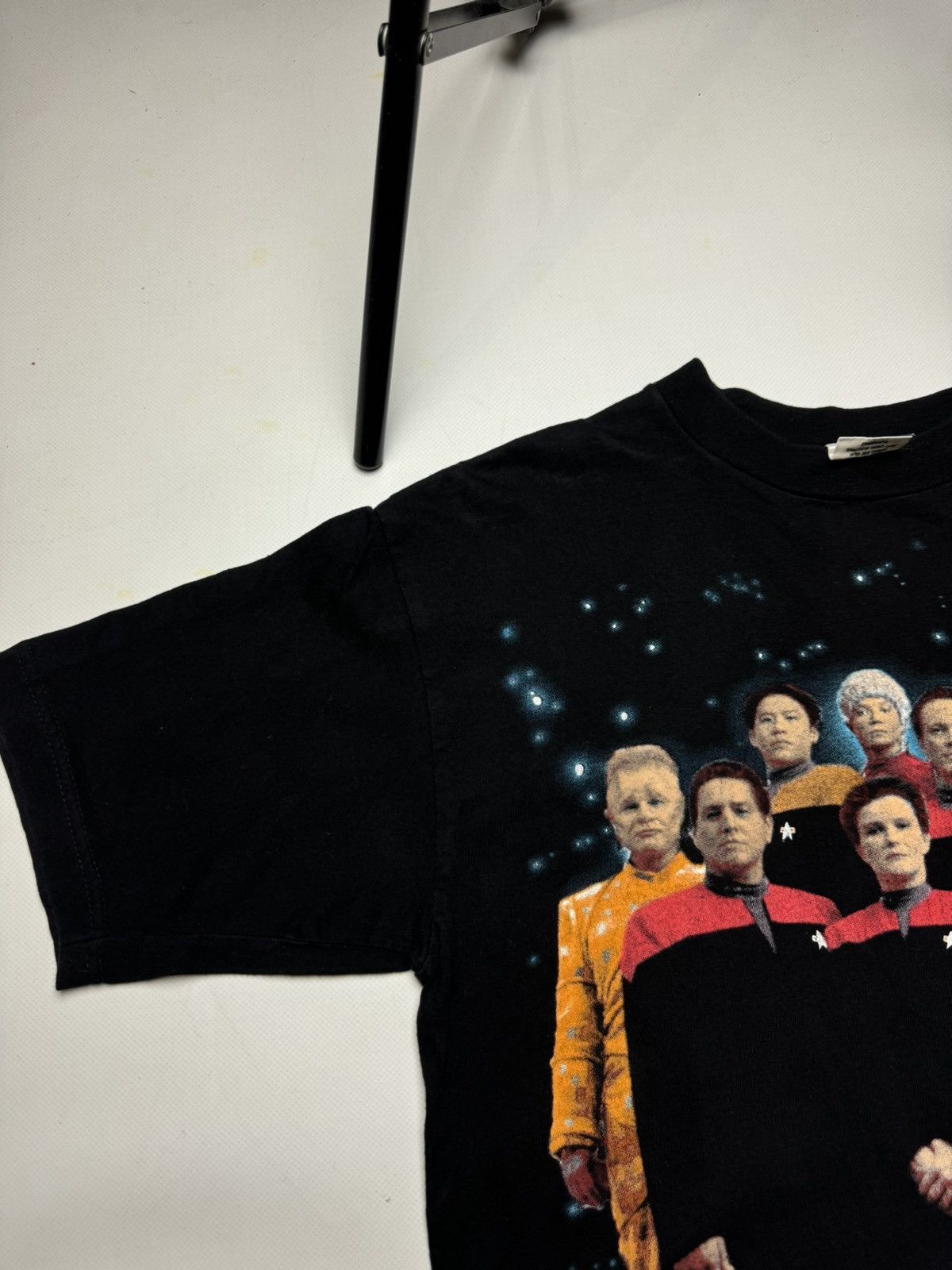 Band Tees × Vintage Rare vintage Star Trek voyager 1995 T-shirt y2k black Size US L / EU 52-54 / 3 - 6 Thumbnail