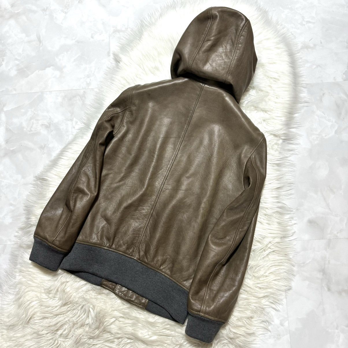 Dolce & Gabbana recent model Dolce & Gabbana hooded ZIP UP leather jacket Size US S / EU 44-46 / 1 - 12 Thumbnail