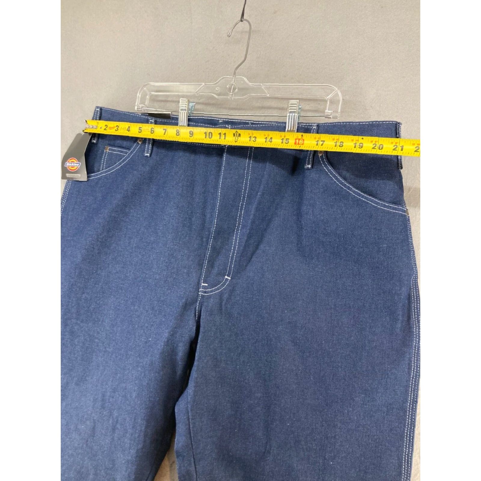 Dickies Dickies Relaxed Fit Straight Leg Jeans 42x30 Blue Denim Work Pants NWT Mens Size US 42 / EU 58 - 2 Thumbnail