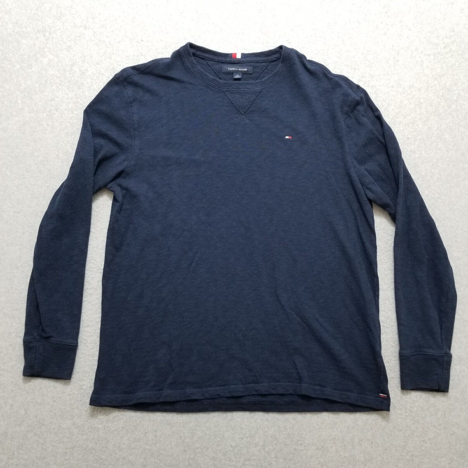 Tommy Hilfiger Tommy Hilfiger Sweater Mens Large Blue Pullover Long Sleeve Size US L / EU 52-54 / 3 - 1 Thumbnail