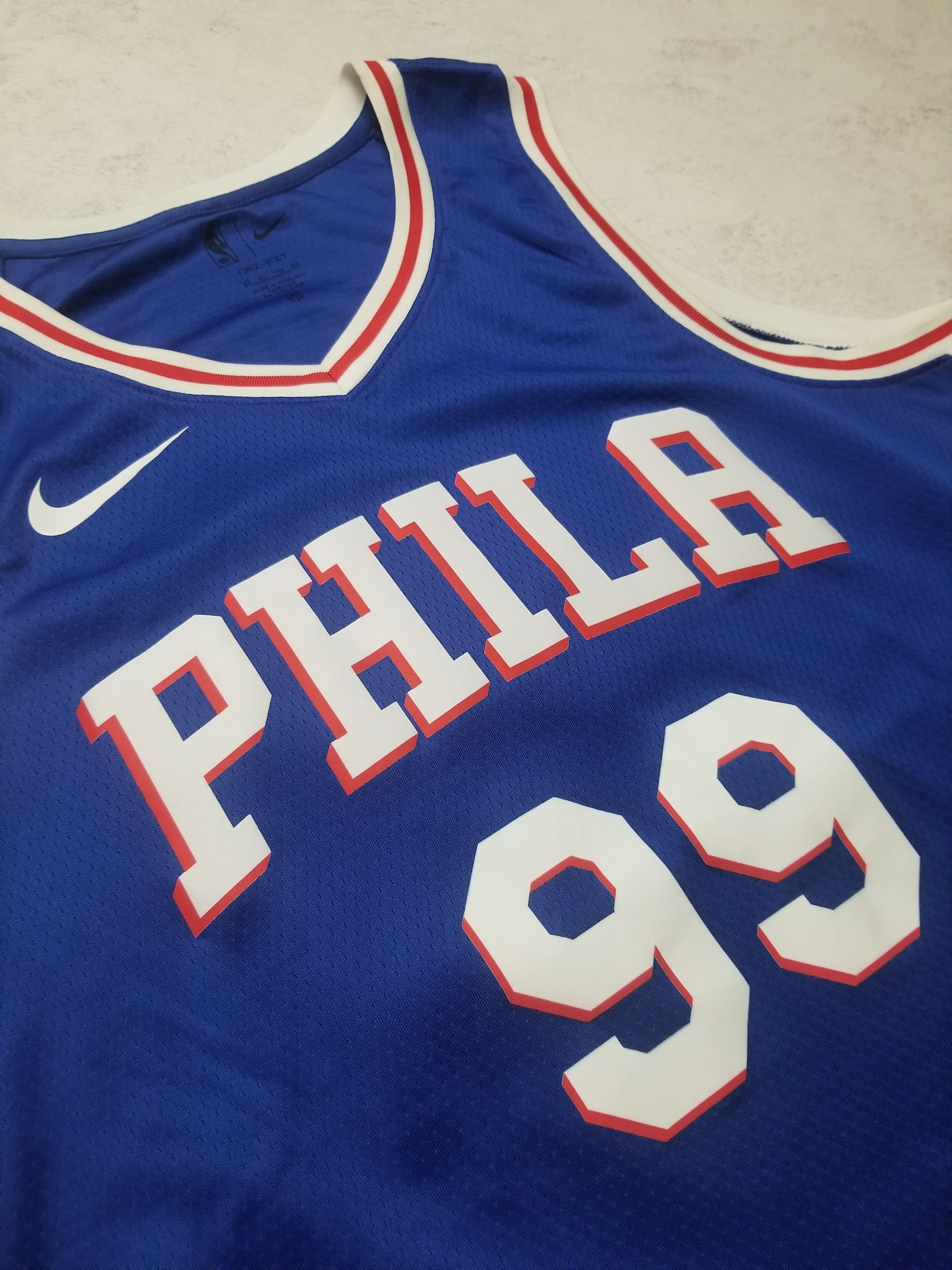 Nike Philadelphia 76ers Icon Edition #99 Catmeister Jersey Size US XL / EU 56 / 4 - 8 Thumbnail