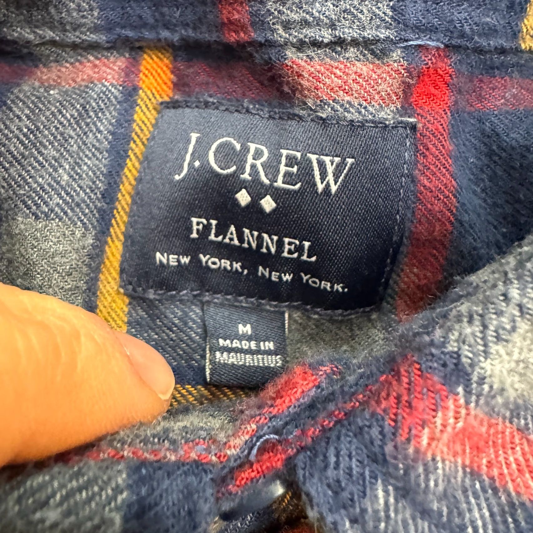 J.Crew J.Crew Shirt Button-Up Mens M Plaid Cotton Flannel Casual Top Multicolor Button-Down Long Sleeve Size US M / EU 48-50 / 2 - 6 Thumbnail