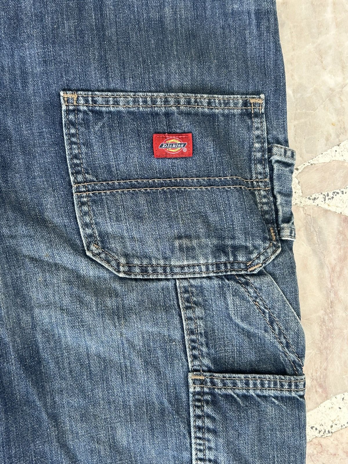 Dickies Dickies Vintage Coverall Denim Middle Pocket Size US 33 - 9 Thumbnail
