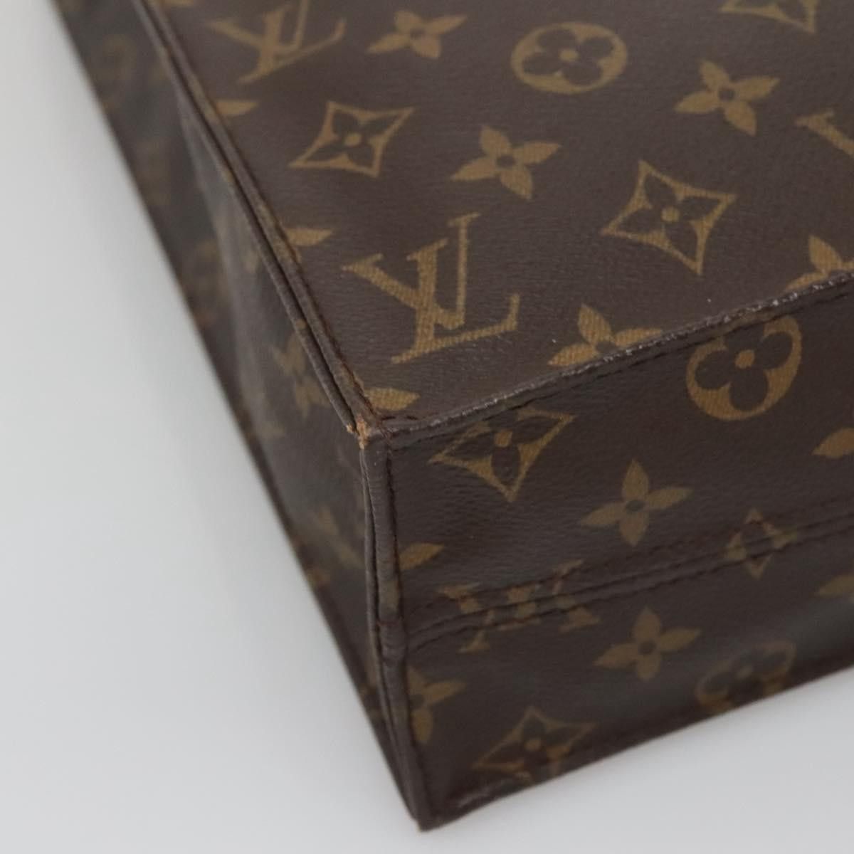 Louis Vuitton LOUIS VUITTON Monogram Sac Plat Hand Bag M51140 Size ONE SIZE - 15 Thumbnail