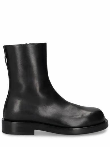 Ann Demeulemeester Ted leather 2 in 1 high/low boot black Size US 9.5 / EU 42-43 - 5 Thumbnail