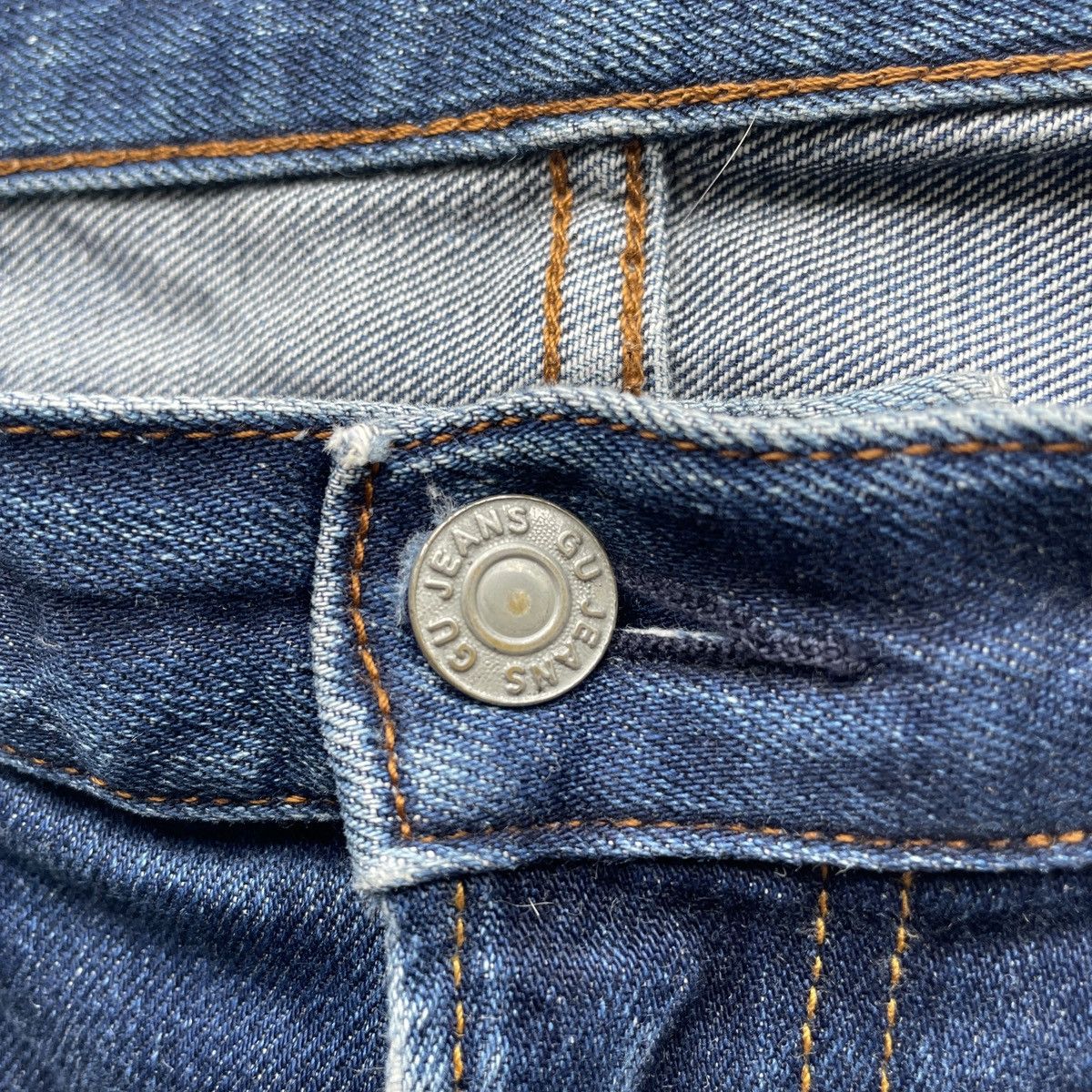 Japanese Brand Japanese Brand GU Distressed Faded Jeans Denim Pants W33 Size US 33 - 6 Thumbnail