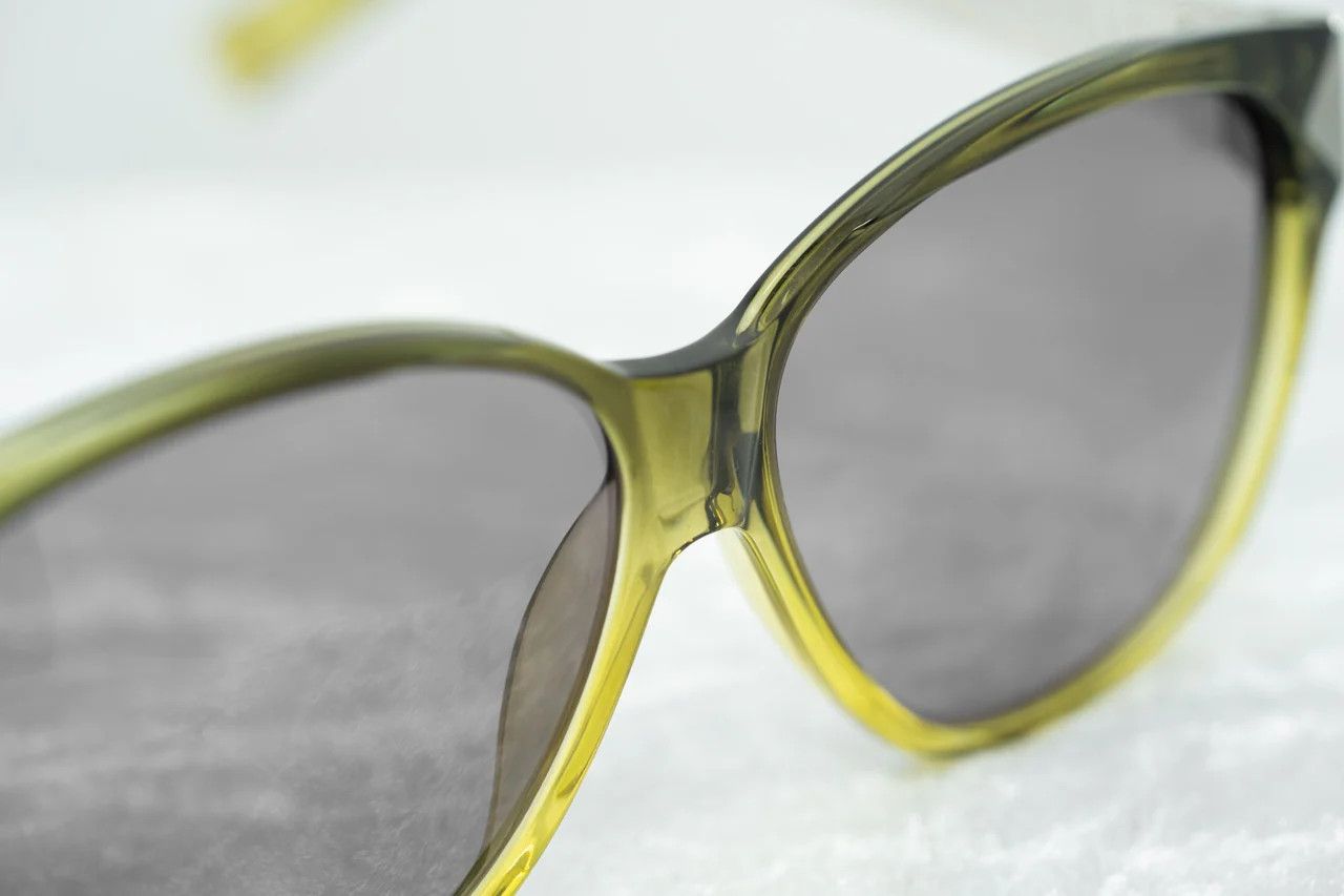 Yohji Yamamoto Yohji Yamamoto Sunglasses Rectangular Green and Grey Size ONE SIZE - 9 Thumbnail