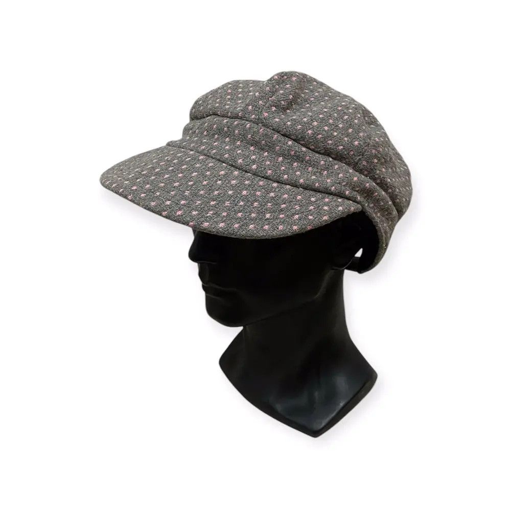 Japanese Brand × Vintage Japanese Brand Polkadot Visor Hat Size ONE SIZE - 1 Thumbnail