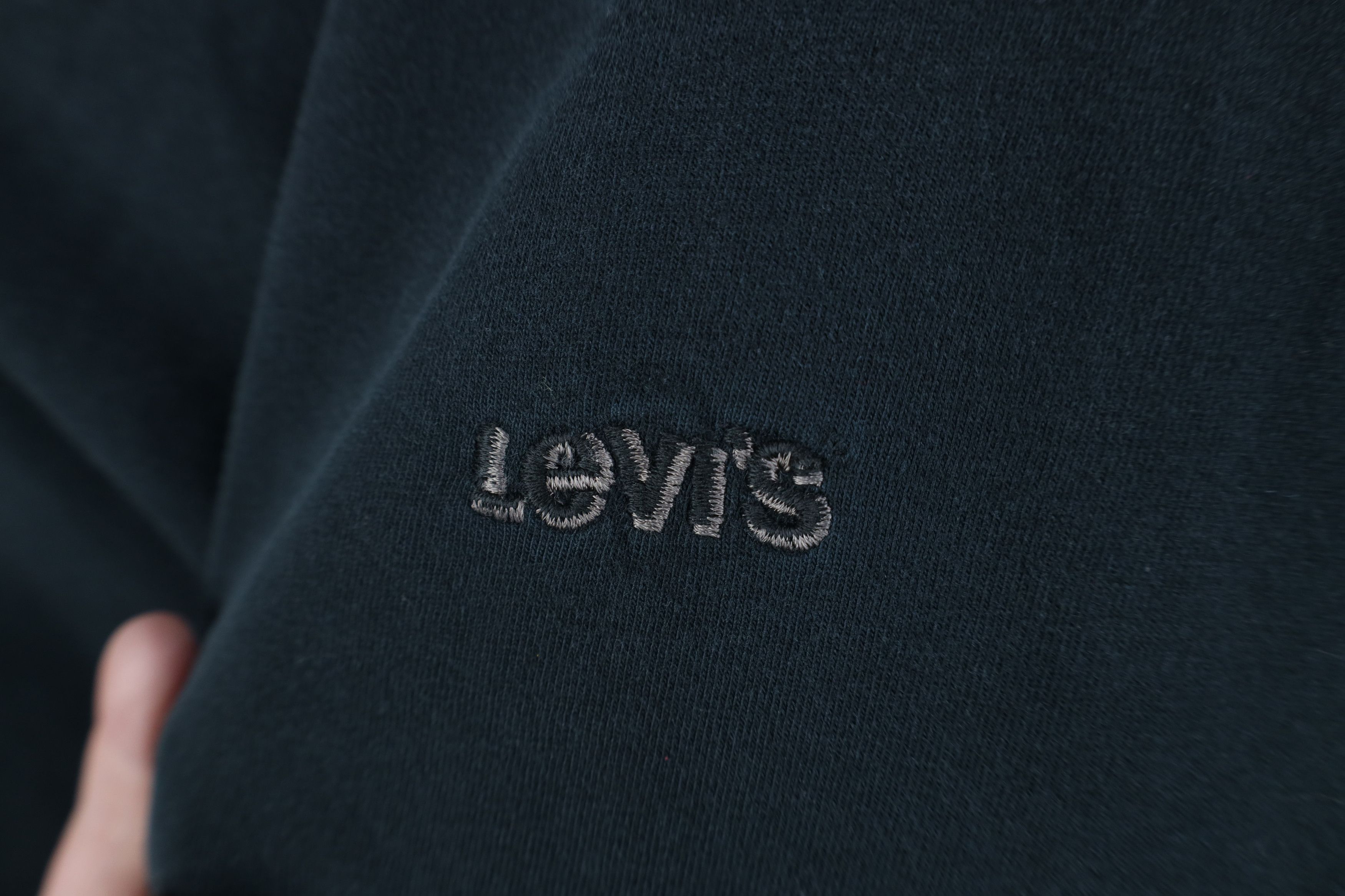 Levi's Vintage 90s Y2K Levis Spell Out Baggy Fit T-Shirt Black Size US L / EU 52-54 / 3 - 4 Thumbnail