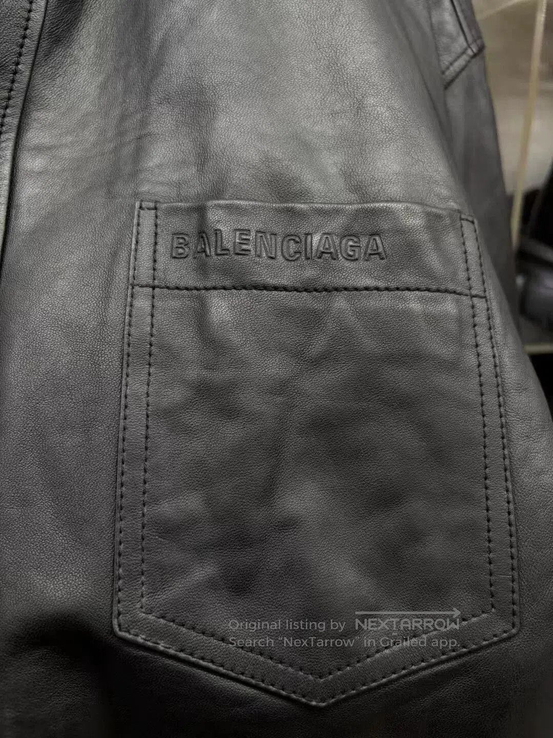 Balenciaga balenciaga pure leather parka jacket. Size US L / EU 52-54 / 3 - 6 Thumbnail