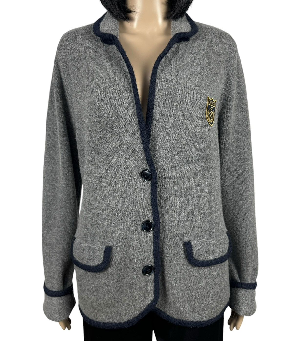 Tommy Hilfiger Tommy Hilfiger Wool-Cashmere Club Blazer size L Size L / US 10 / IT 46 - 2 Thumbnail