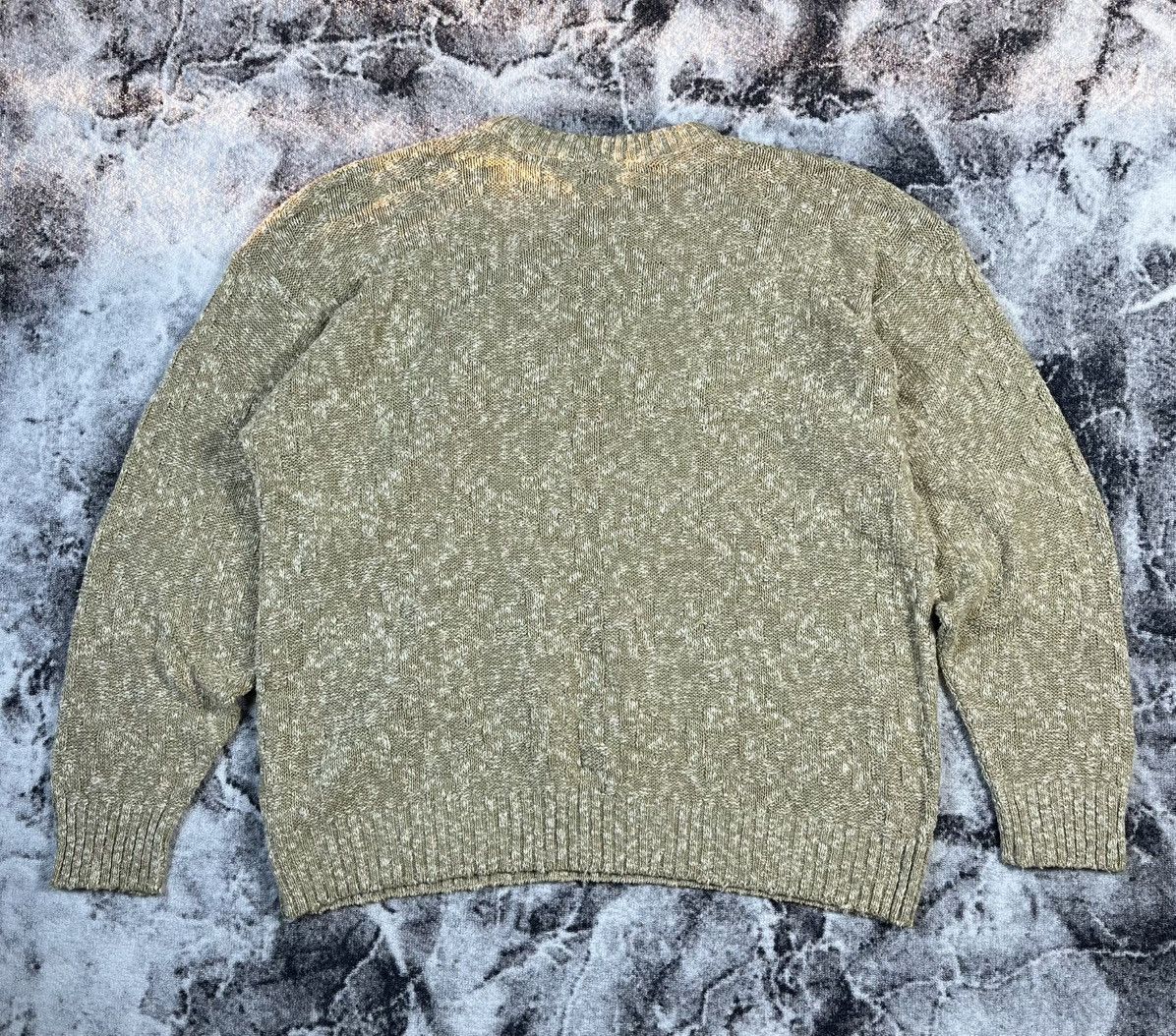 Lacoste Vintage Lacoste Beige Knit Sweater Made in France XXL Size US XXL / EU 58 / 5 - 11 Thumbnail