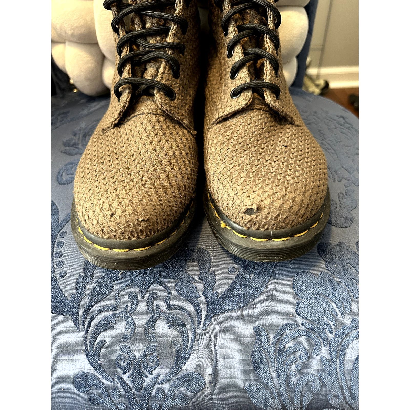 Dr. Martens Dr Martens Page Olive Green Waffle Fabric size 8/EU 39 Size US 8 / IT 38 - 3 Thumbnail