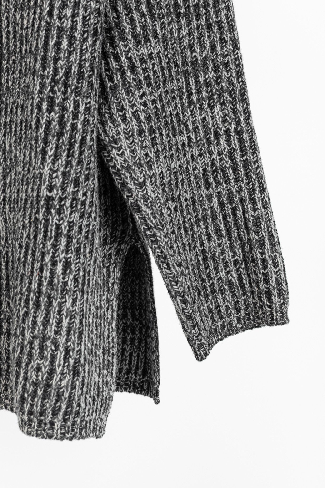 Acne Studios Acne Studios Grey Wool Ribbed Turtleneck Sweater Size S / US 4 / IT 40 - 6 Thumbnail