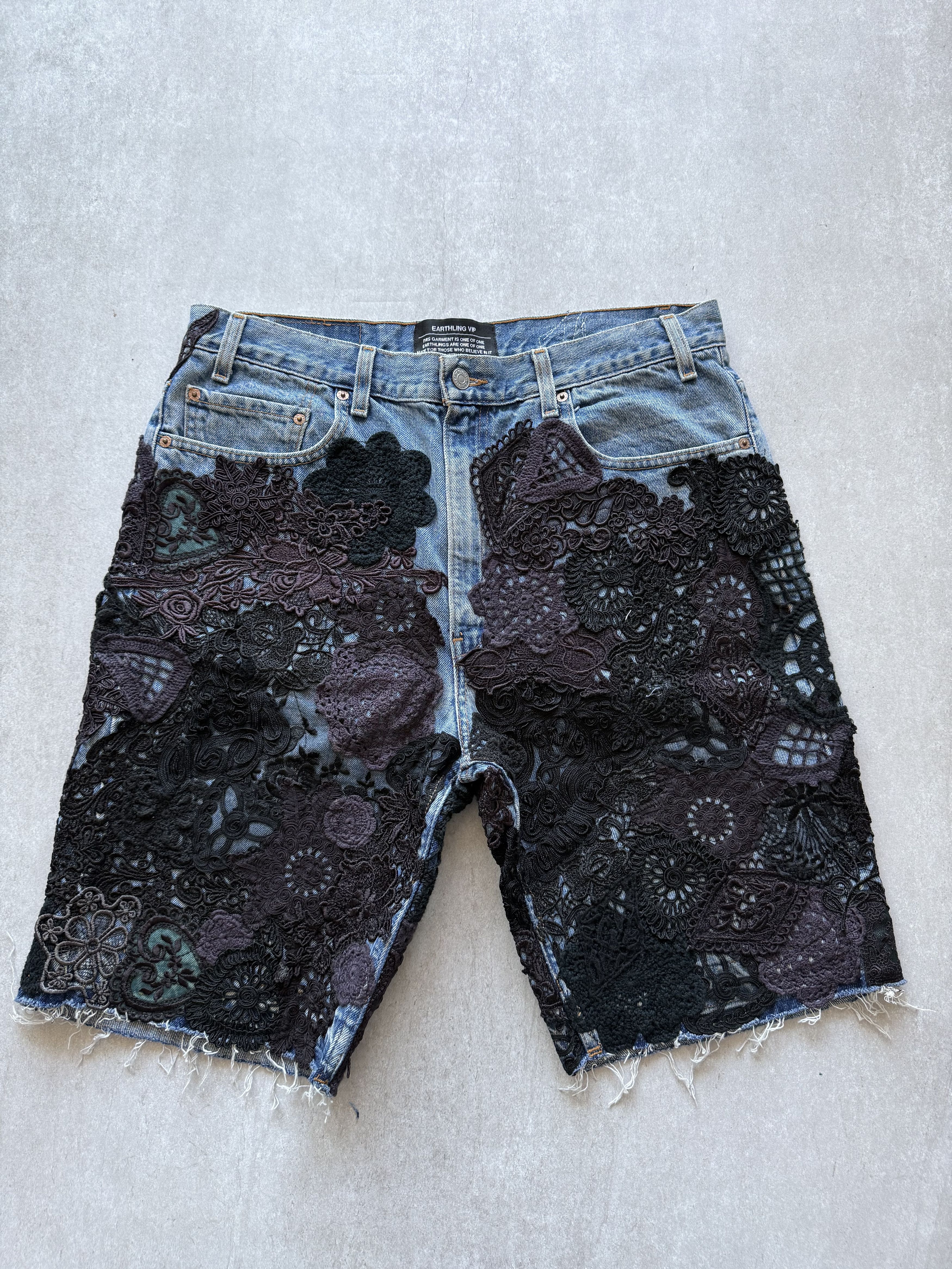 Earthling Earthling VIP Denim Shorts Size US 36 / EU 52 - 1 Thumbnail